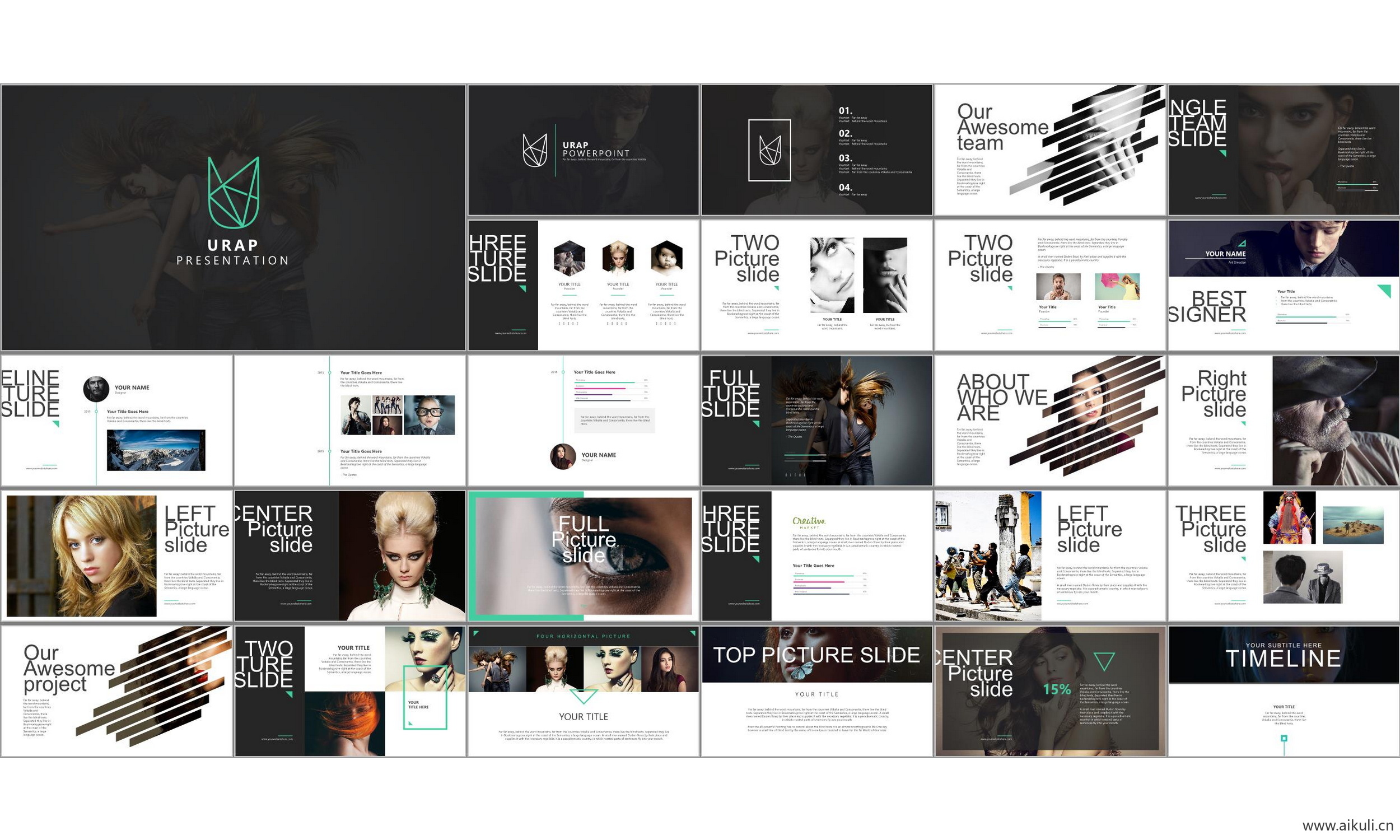 现代国外公司介绍工作汇报总结-通用主题DB- ppt模板背景模版