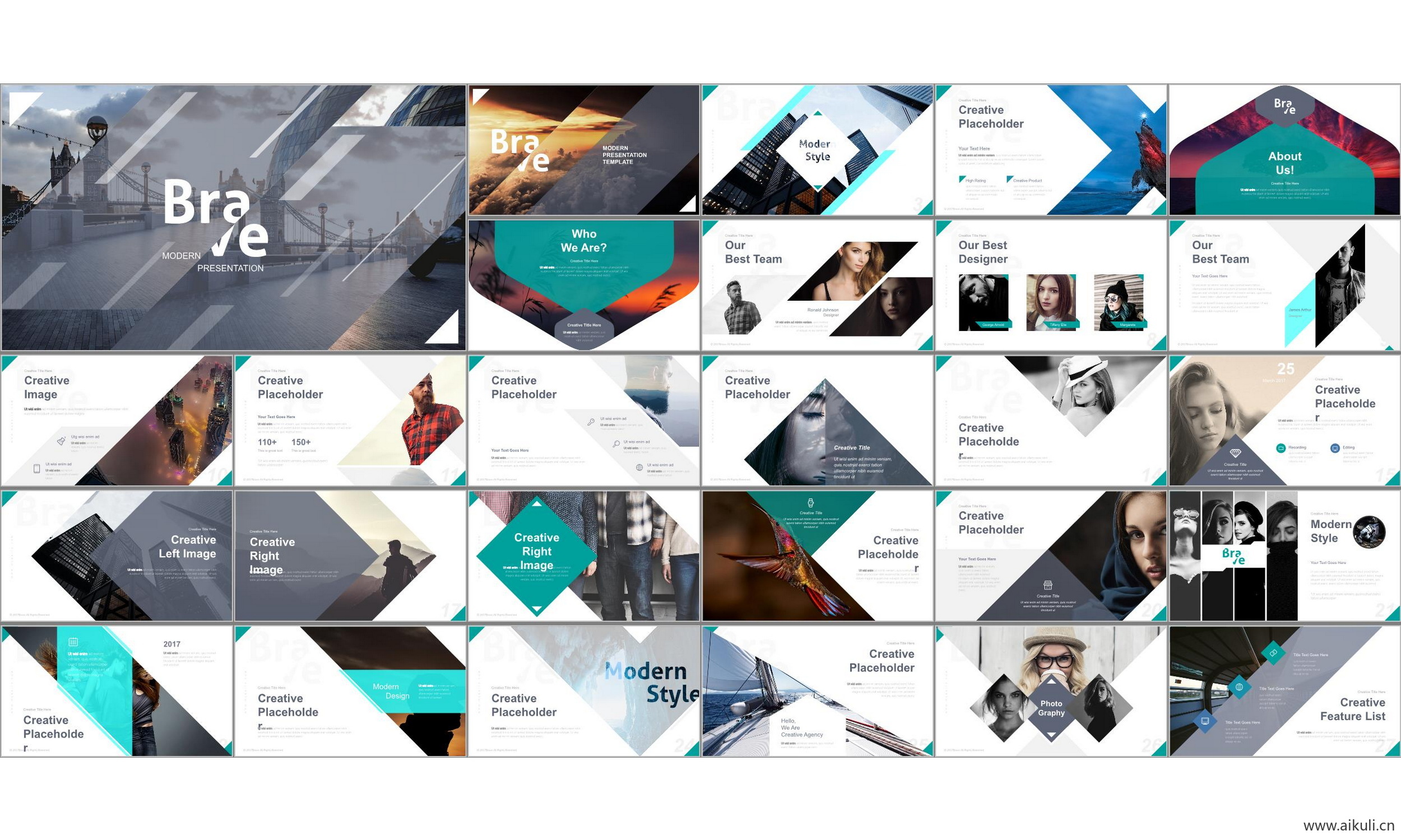 国外高端设计感公司介绍工作汇报总结ppt模板