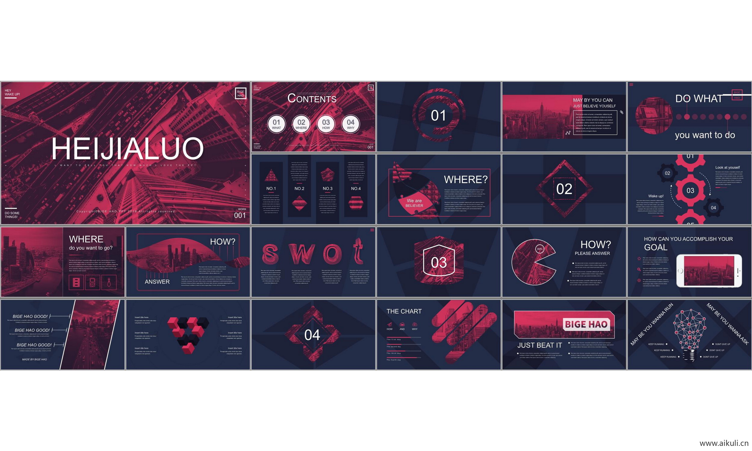 现代国外高端ppt模板设计感公司介绍工作汇报总结BI ppt模板通用主题背景模版