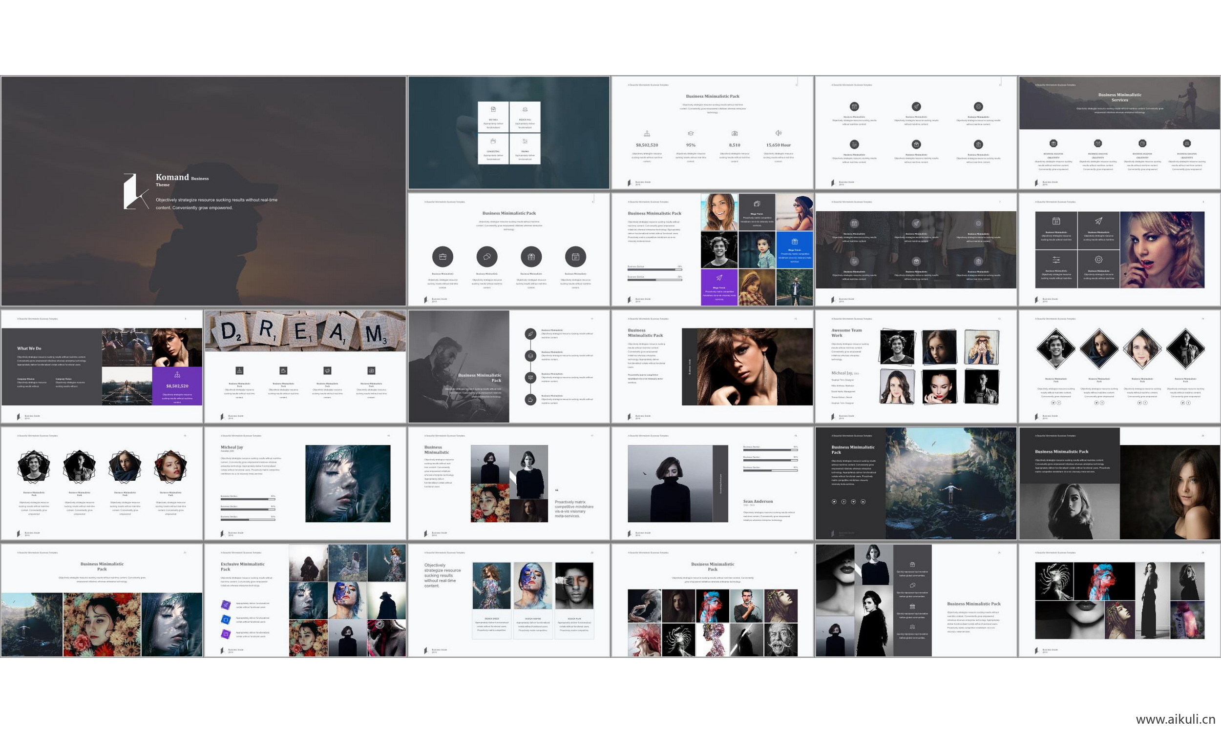 现代国外公司介绍工作汇报总结-通用#ppt模板背景模版