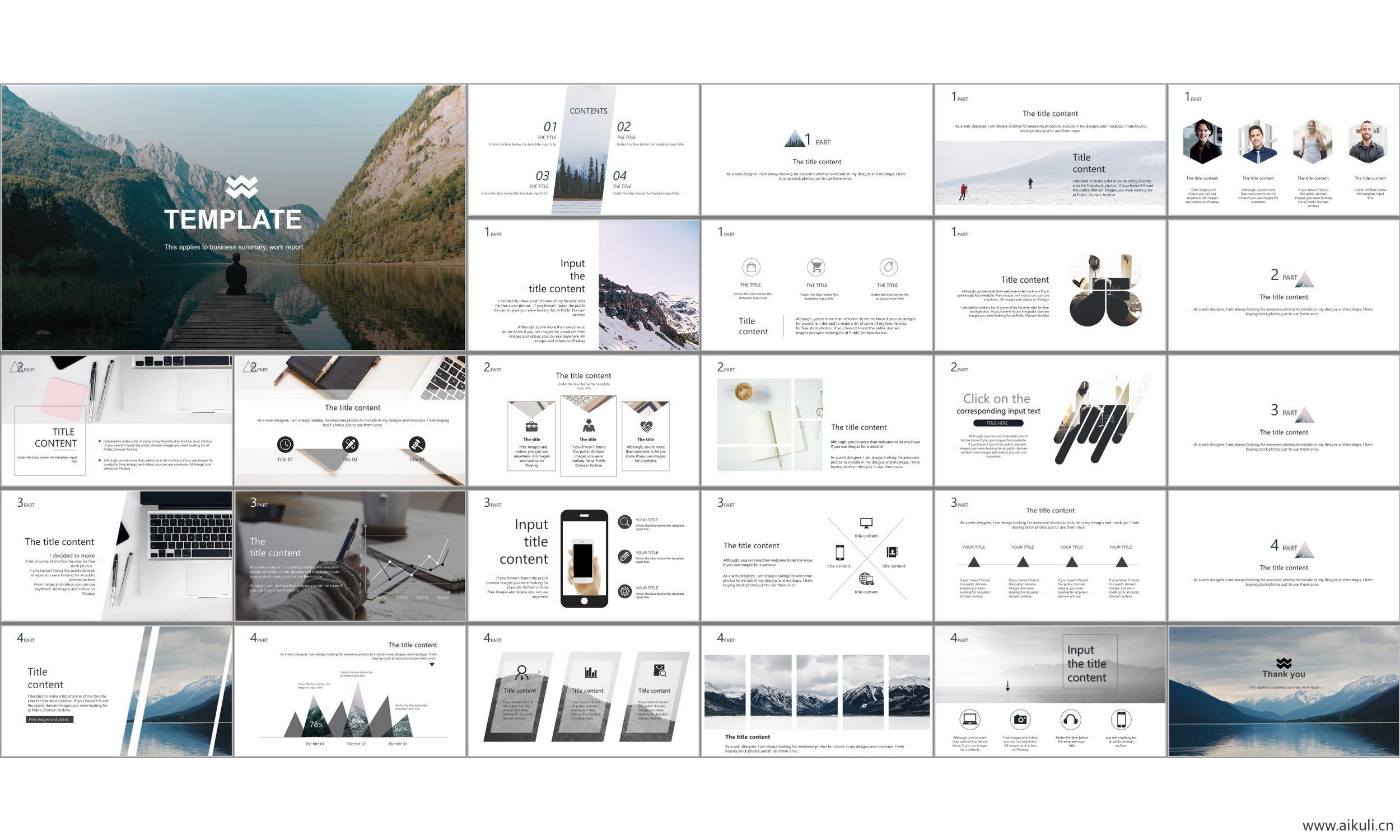 ppt模板国外高端设计感公司介绍工作汇报总结G 通用主题背景模版