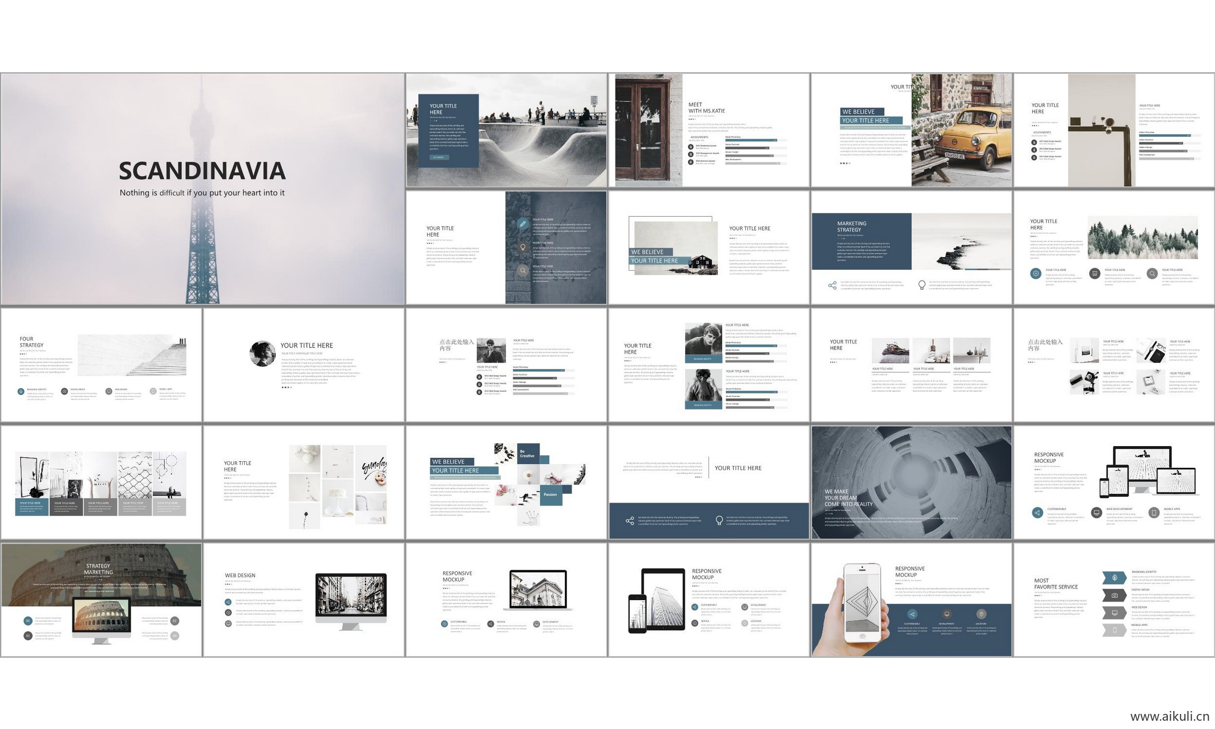 现代国外高端ppt模板设计感公司介绍工作汇报总结BJ ppt模板通用主题背景模版