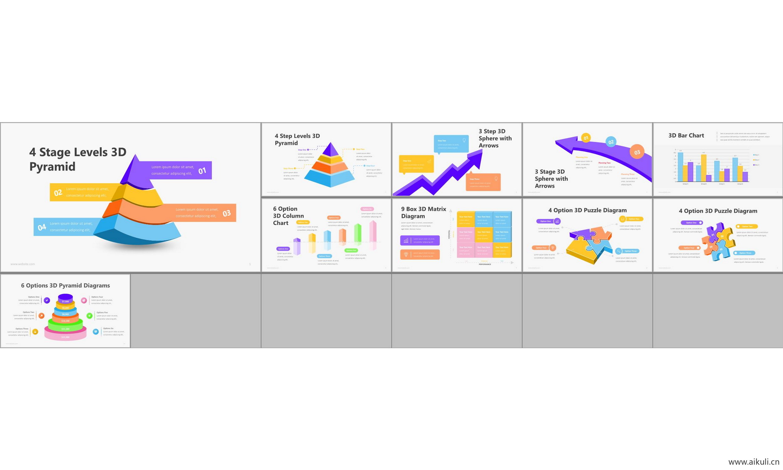 ppt模板图形图表工作汇报总结市场调研数据可视化