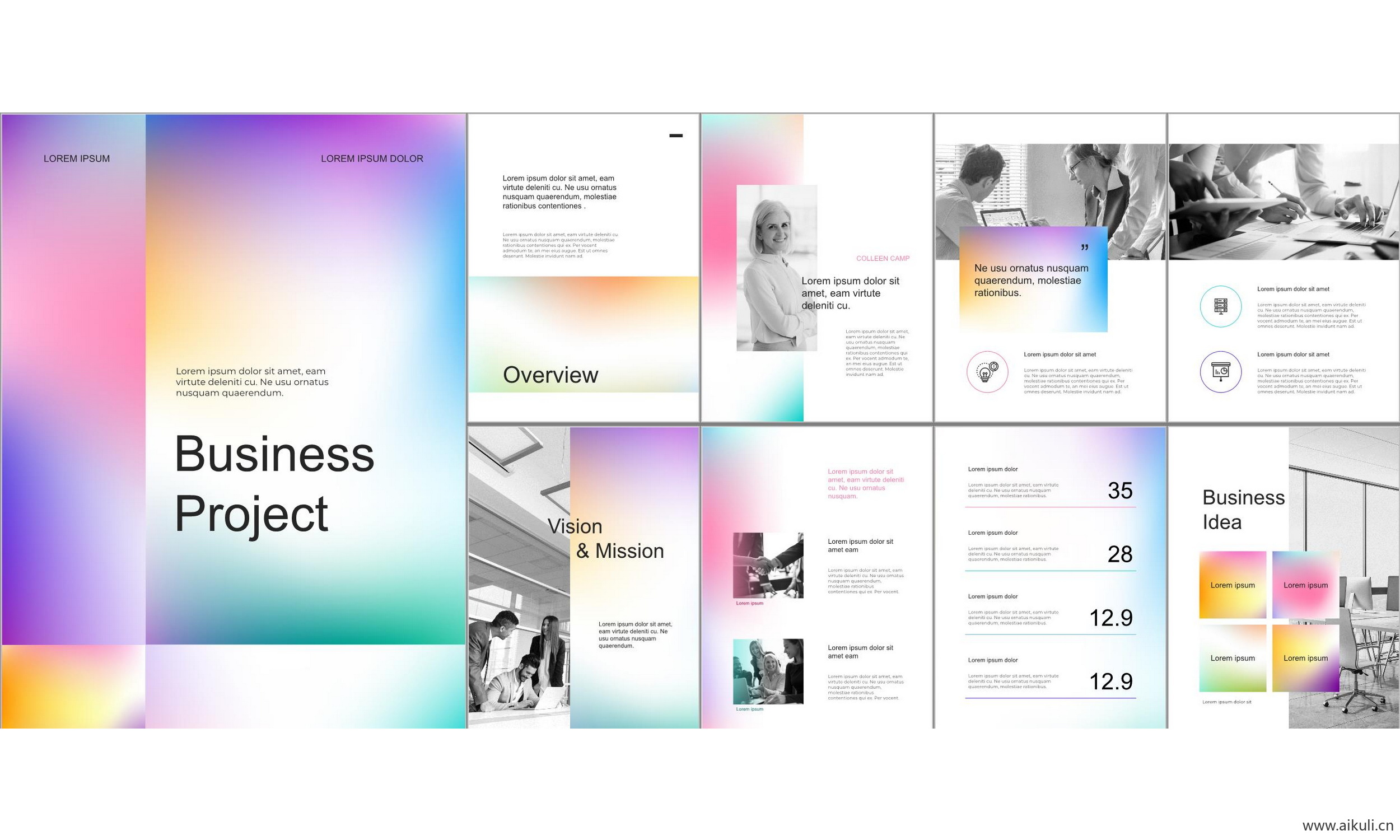 现代公司自我介绍汇报方案答辩主题高级感F-ppt模板