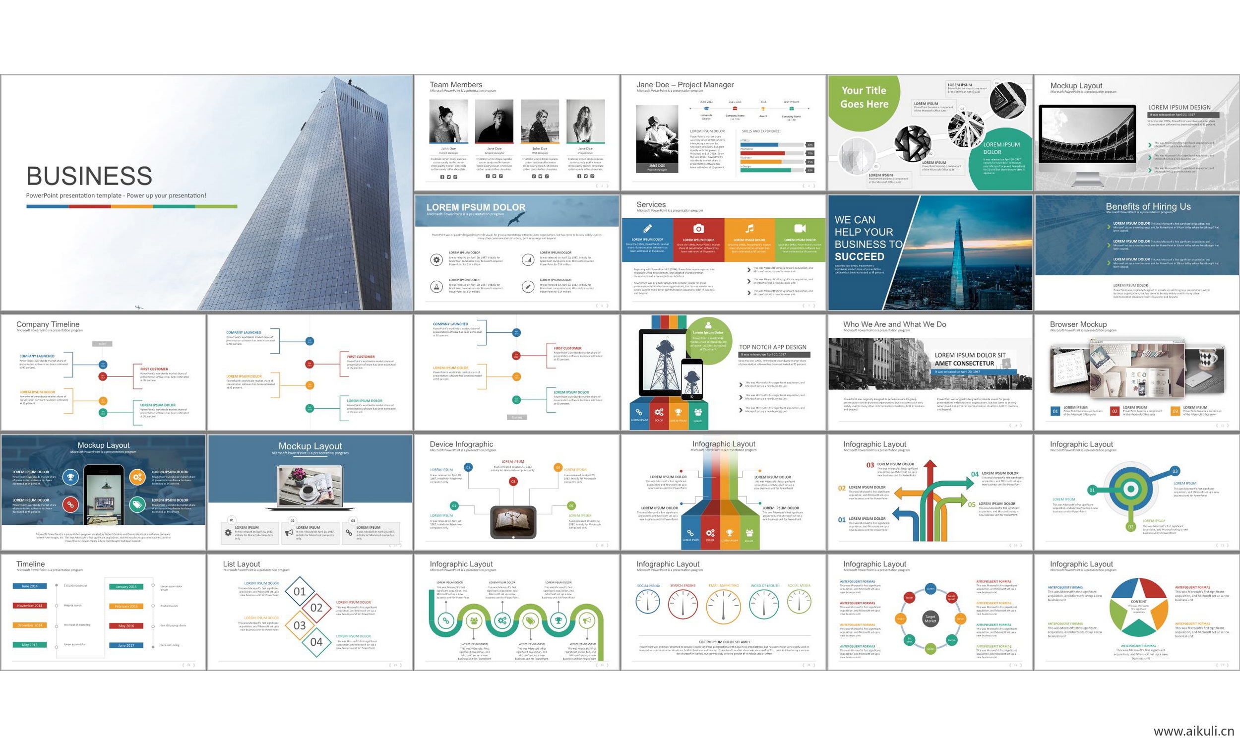 现代国外公司介绍工作汇报总结-通用主题W- ppt模板背景模版