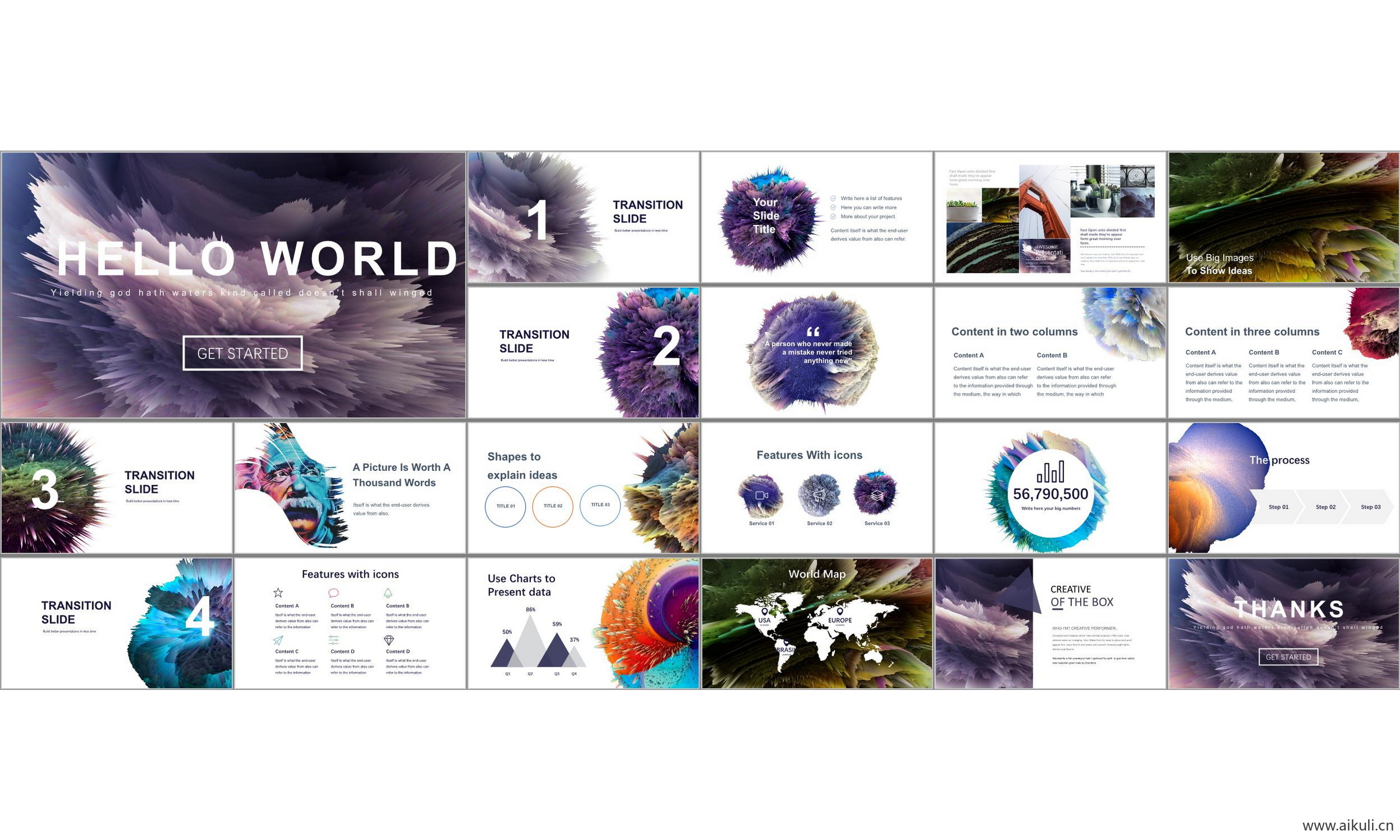 国外高端设计感公司介绍工作汇报总结B-通用主题背景模版ppt模板