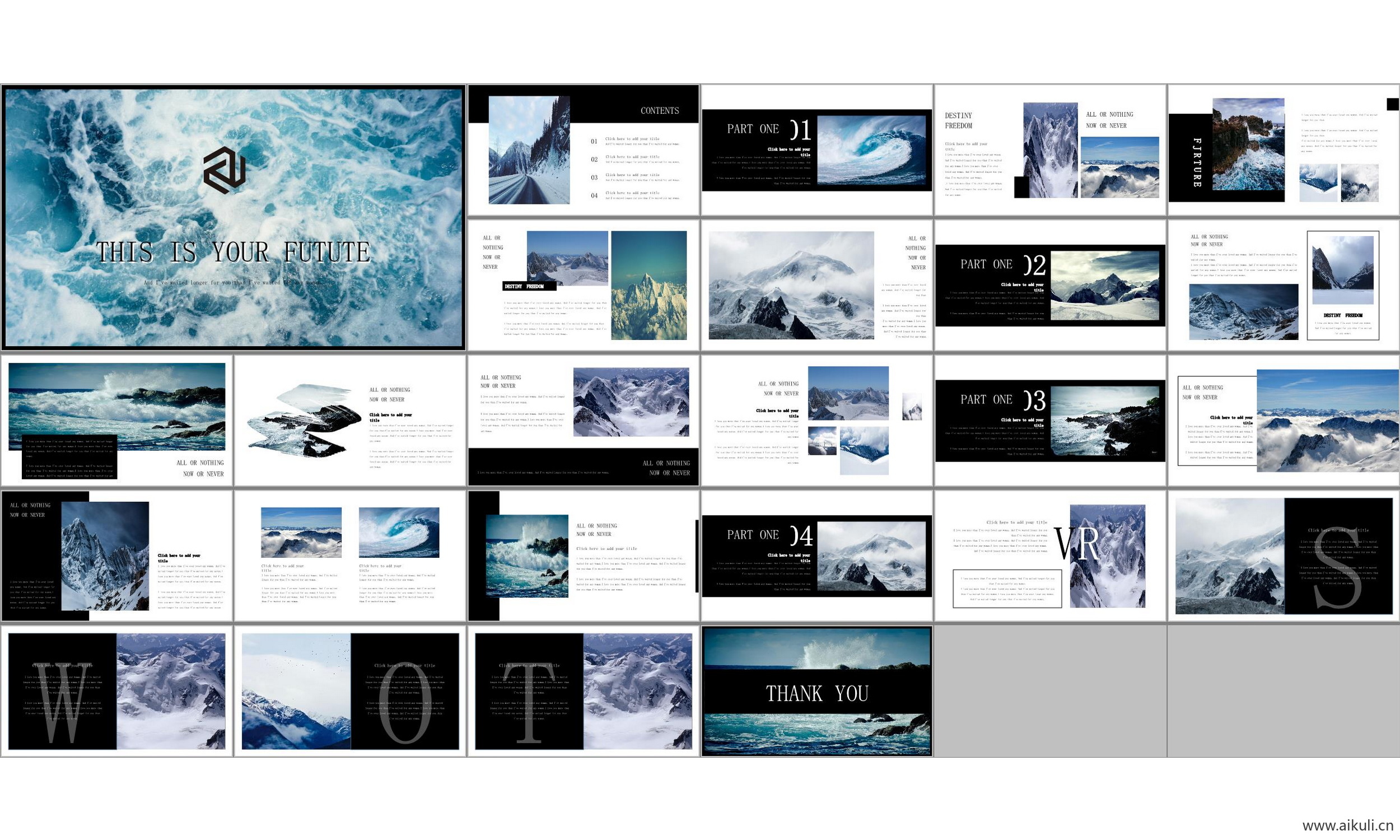 现代国外公司介绍工作汇报总结-通用主题BP- ppt模板背景模版