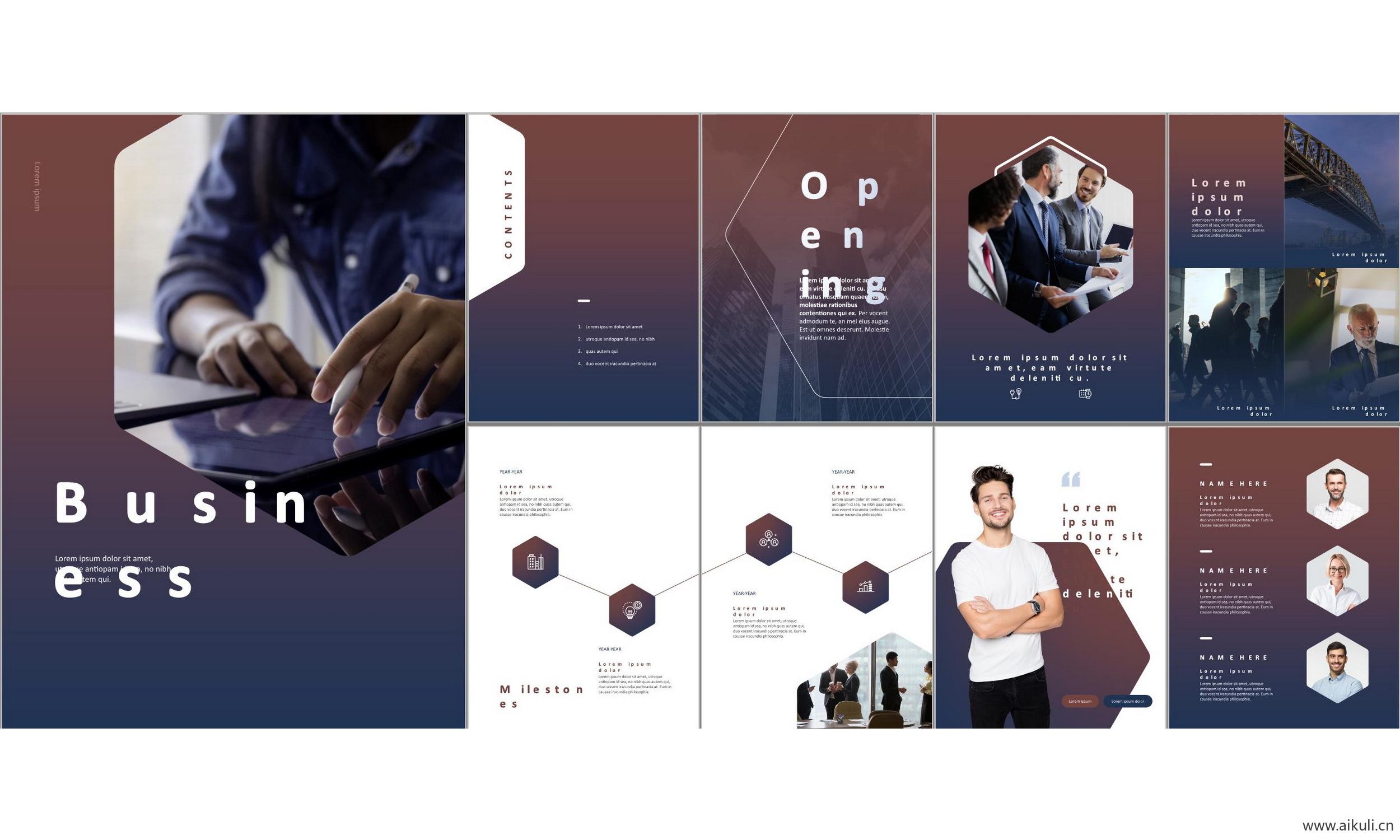 ppt模板-公司 自我介绍汇报 方案答辩 主题  高级感