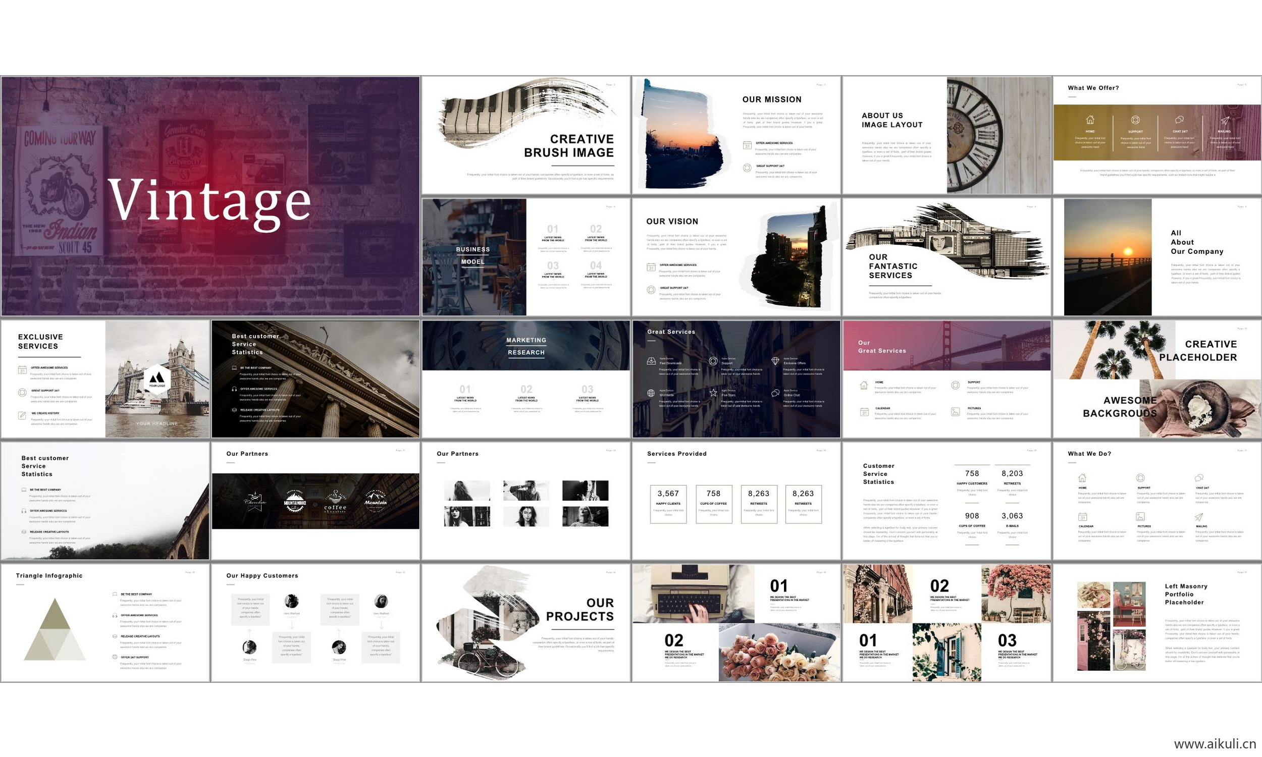 现代国外公司介绍工作汇报总结# ppt模板通用主题背景模版
