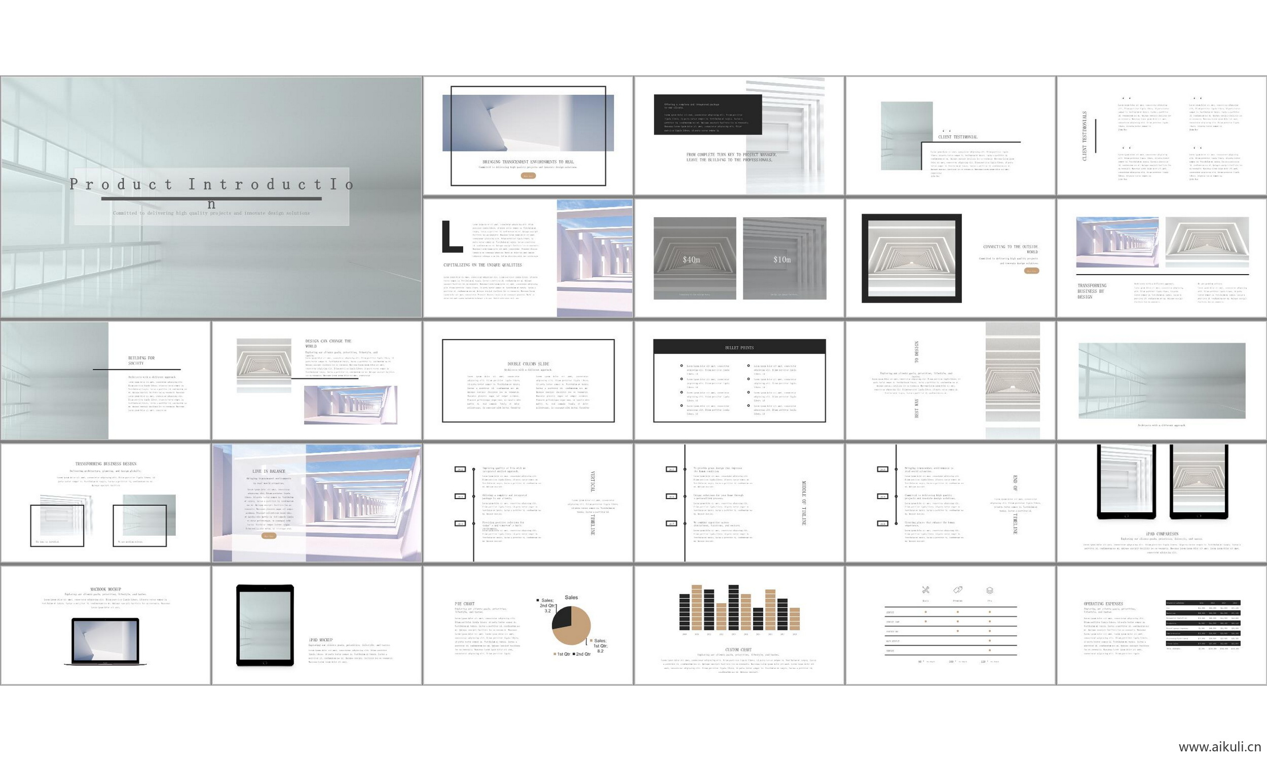 ppt模板 国外高端设计感#公司介绍 工作#汇报总结 通用