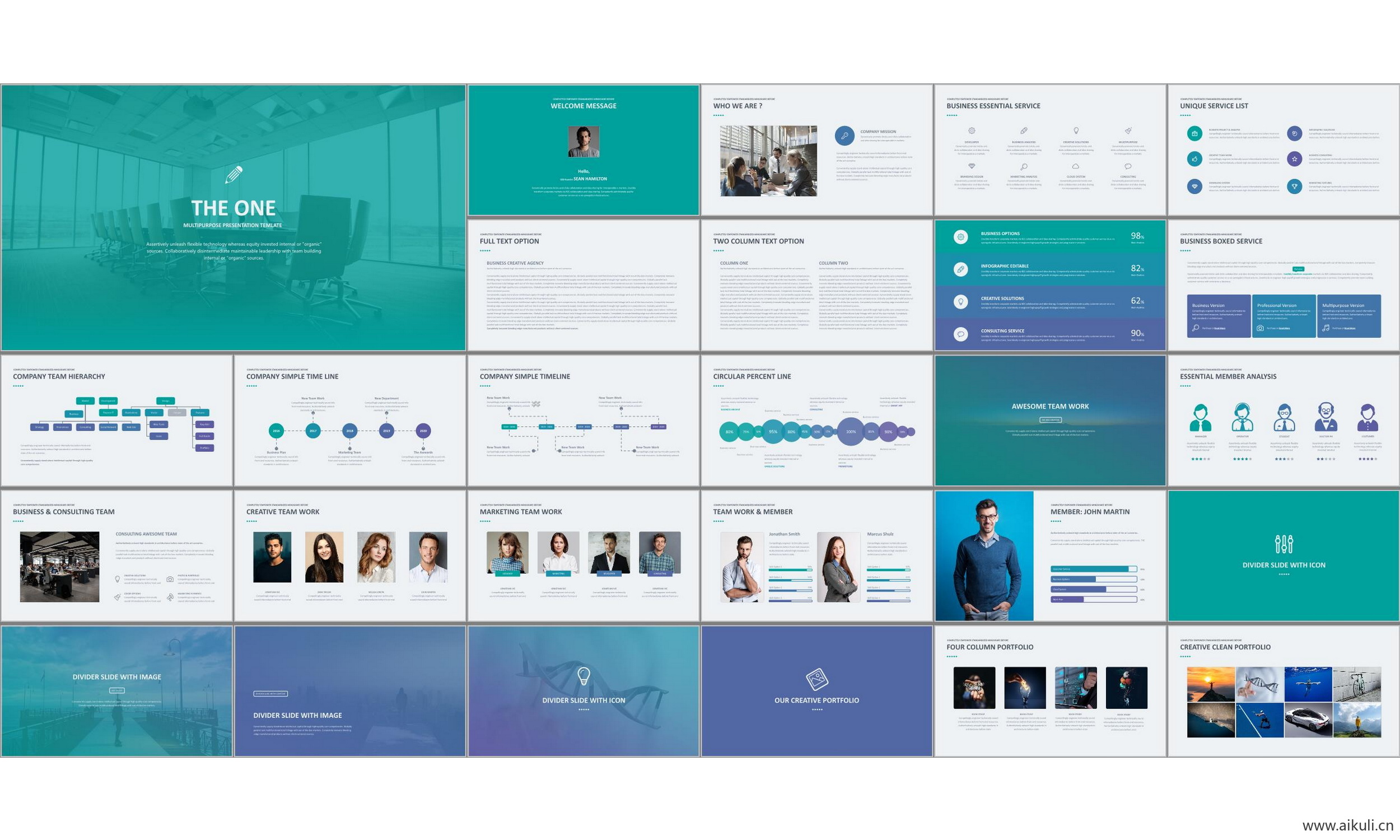 现代国外公司介绍工作汇报总结-通用主题CV- ppt模板背景模版