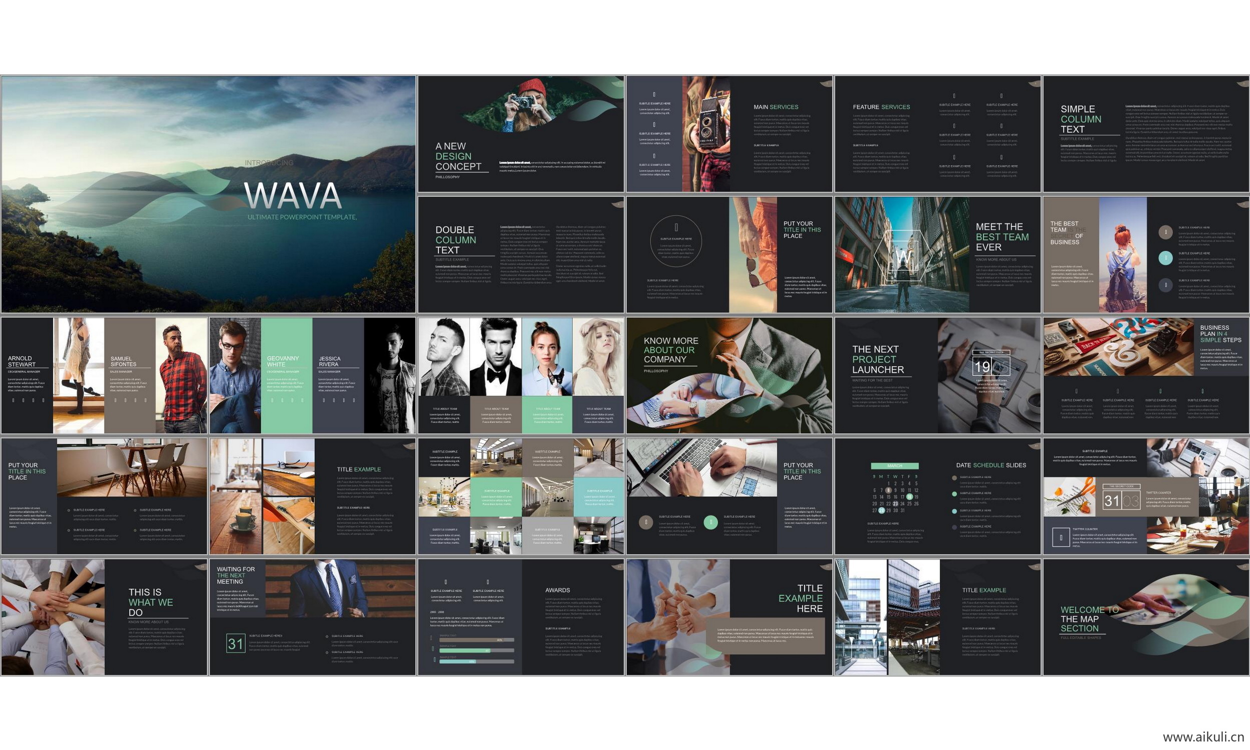现代国外公司介绍工作汇报总结BR ppt模板通用主题背景模版