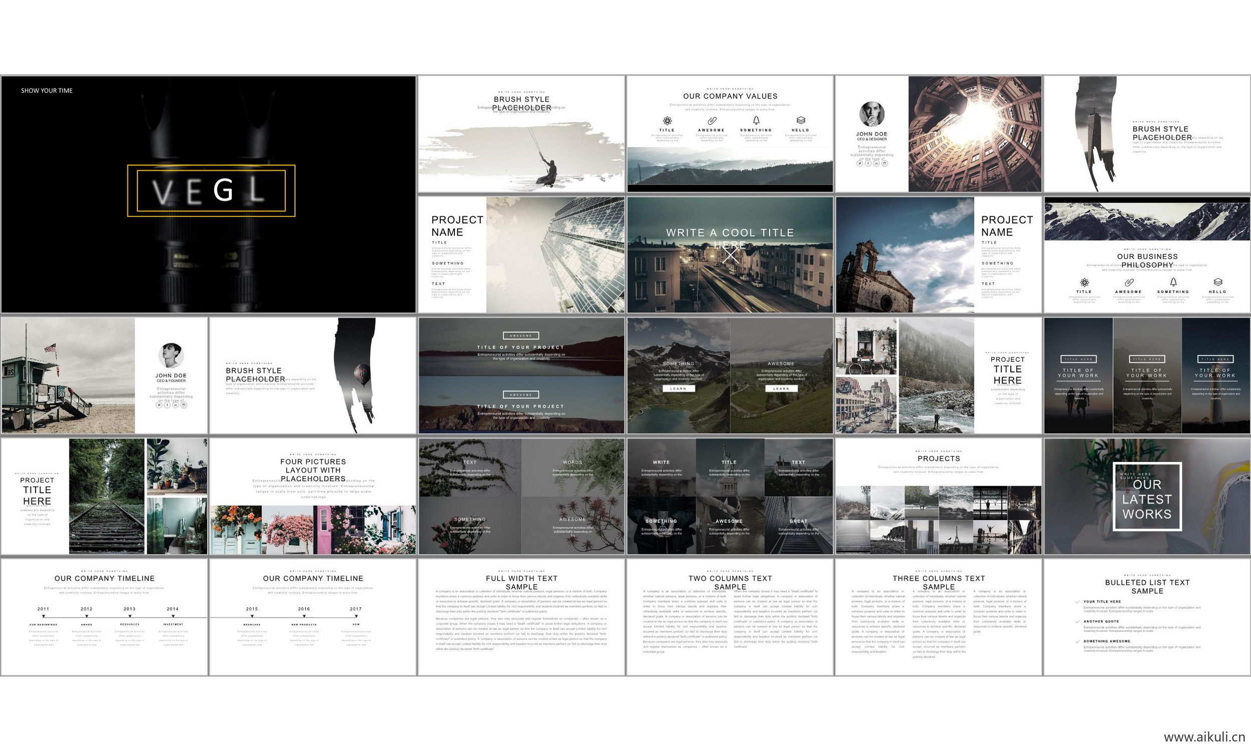 现代国外高端ppt模板设计感公司介绍工作汇报总结模版