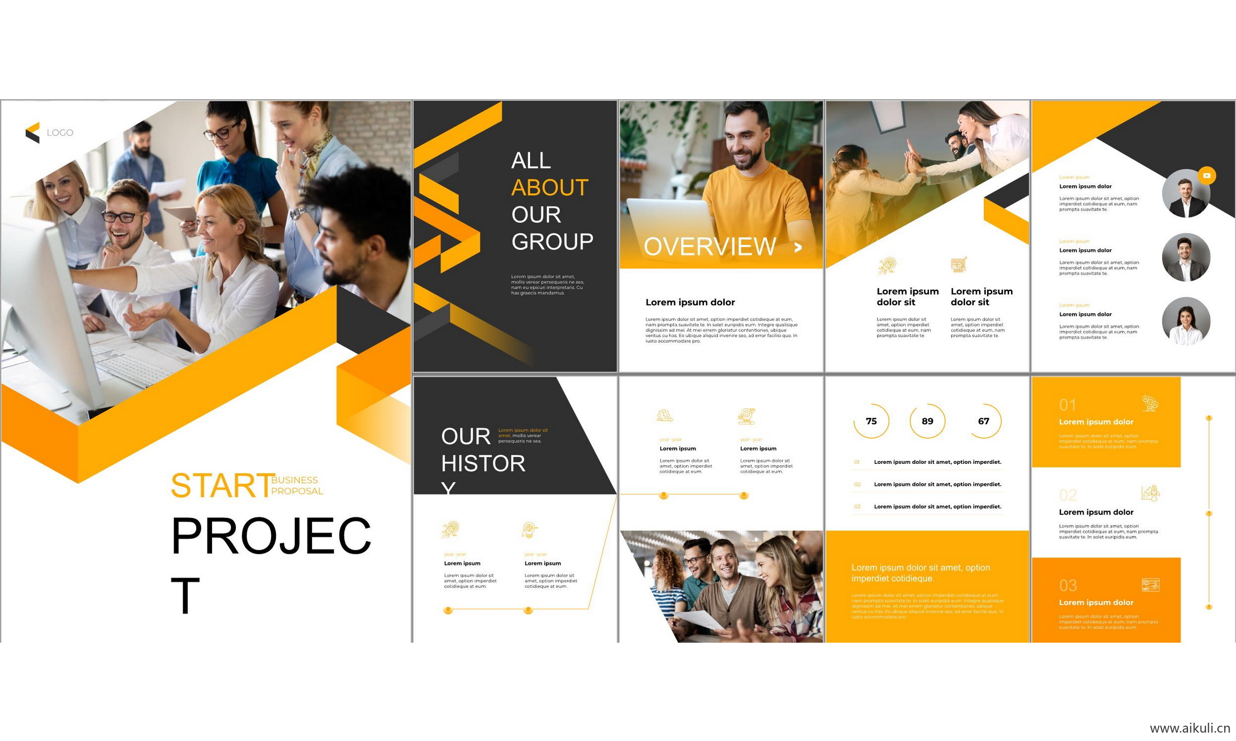 现代公司自我介绍汇报方案答辩主题高级感Q-ppt模板