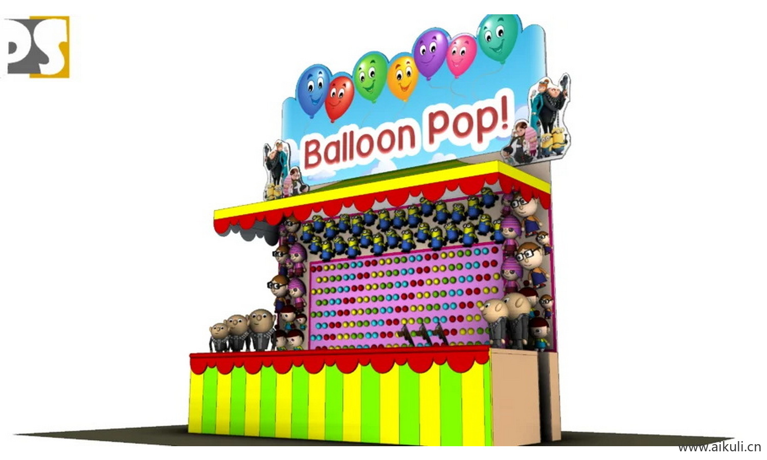嘉年华游戏，气球弹射