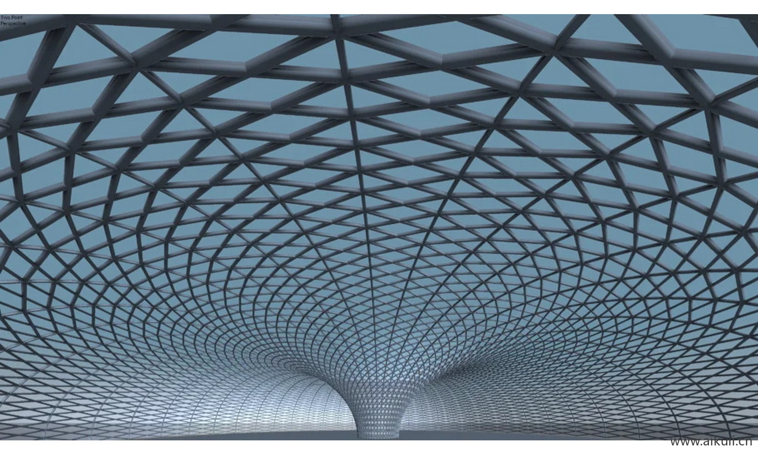 杯状 #圆顶 #结构 #透视法 #透视