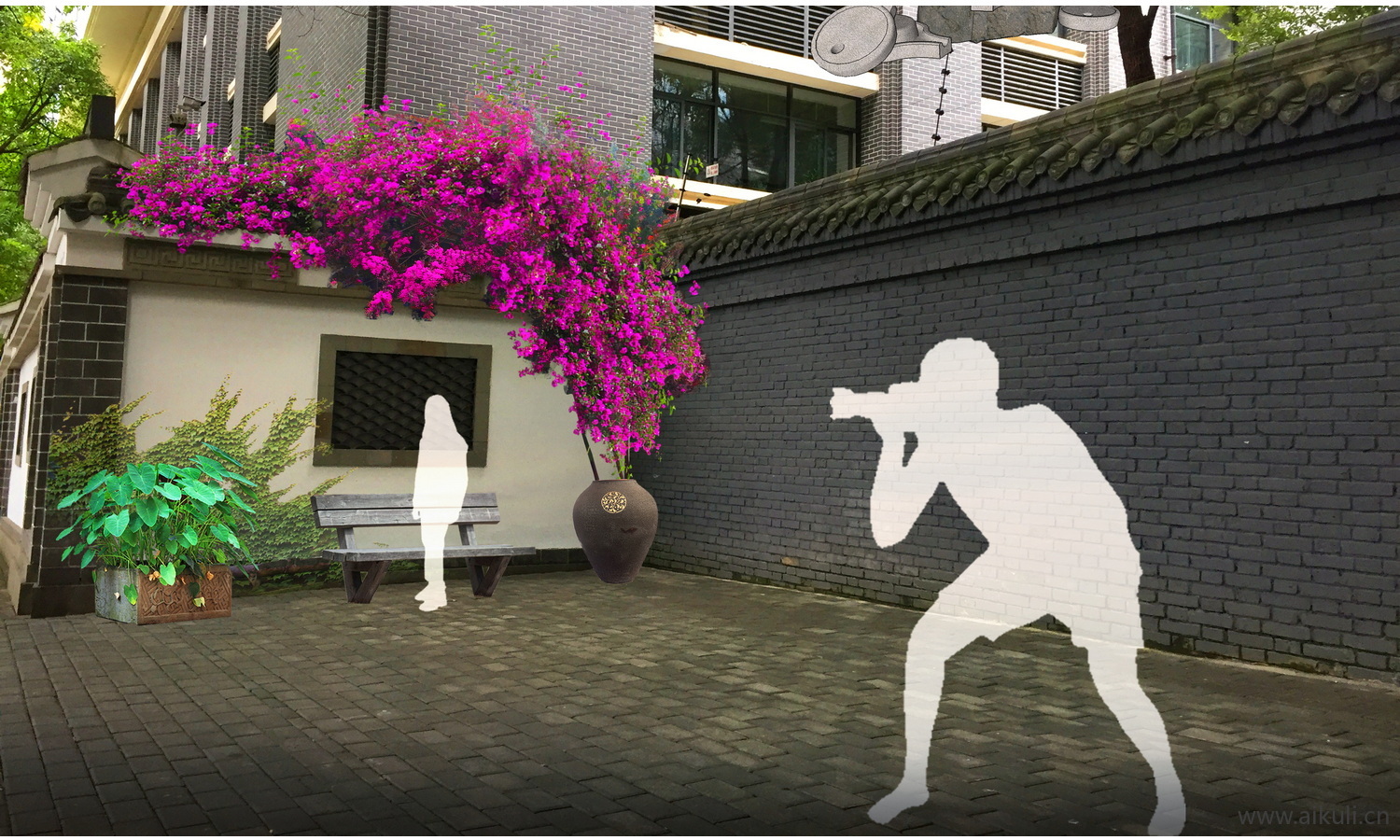 景观花造型改造ps