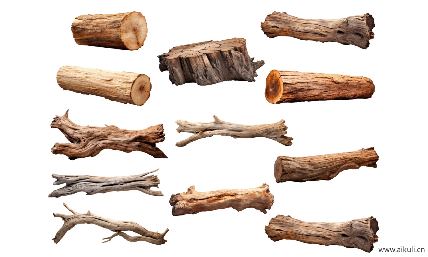 免抠枯木枯树枝PSD