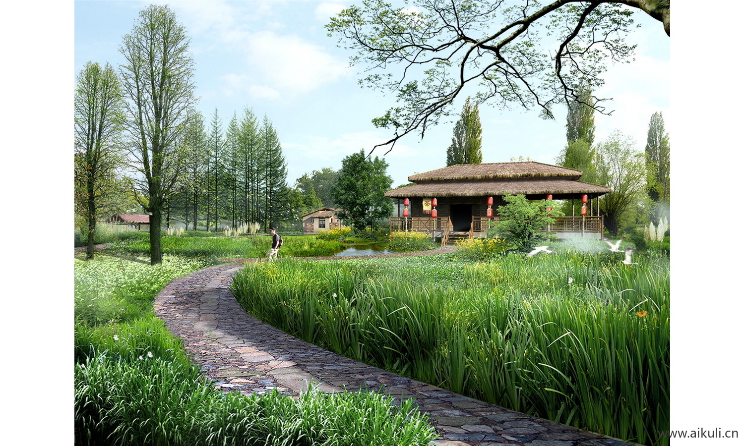 新农村景观改造ps