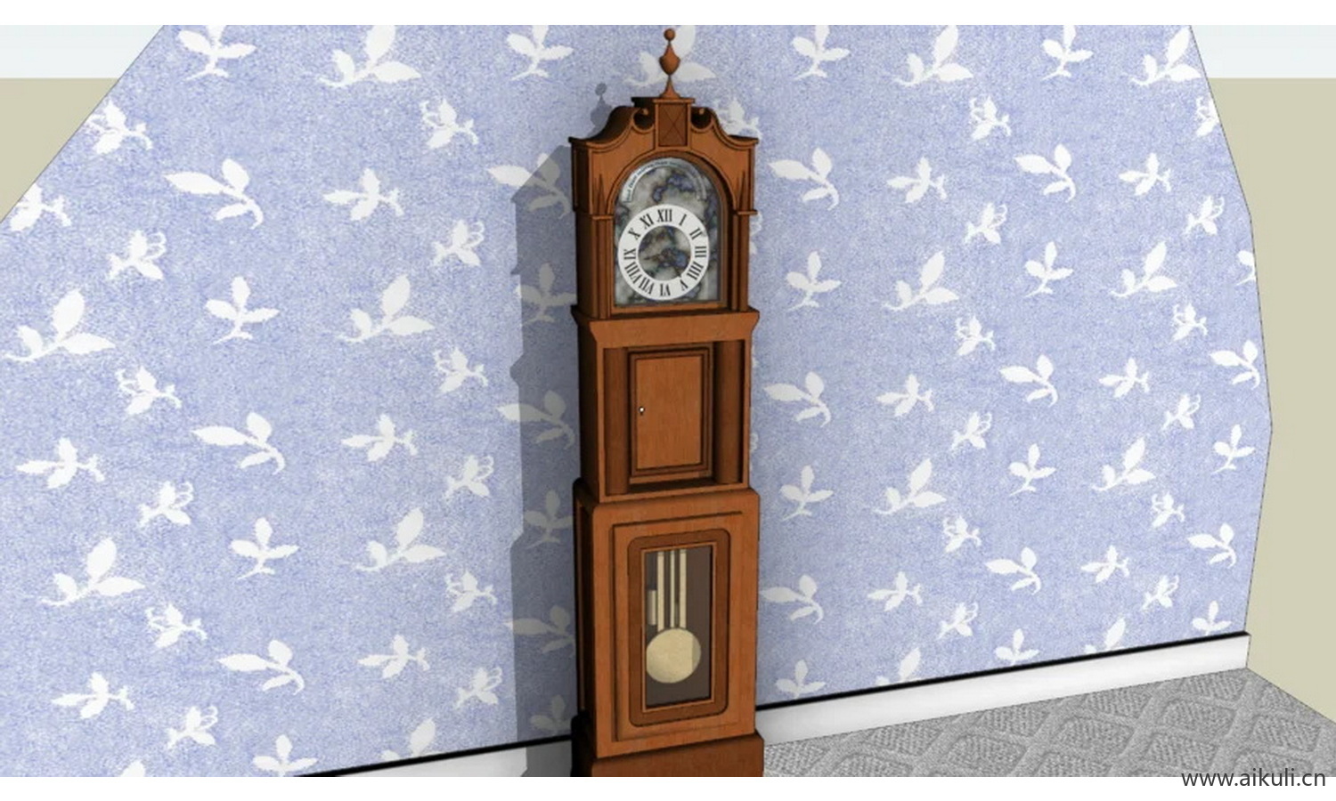 经典立式钟 #3d挑战