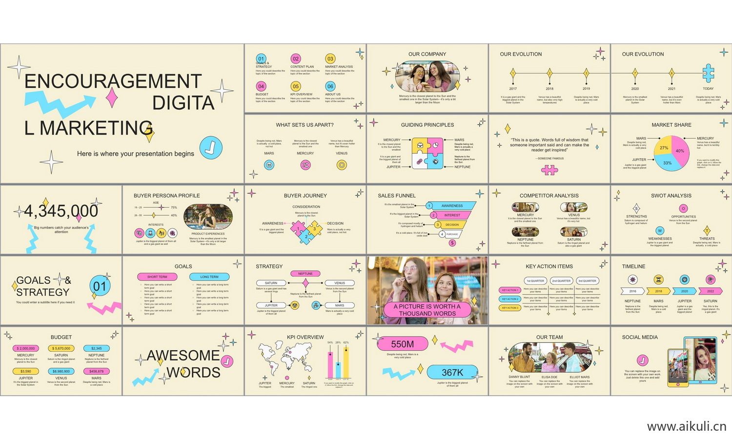自我介绍个人作品F-PPT文本方案作品集
