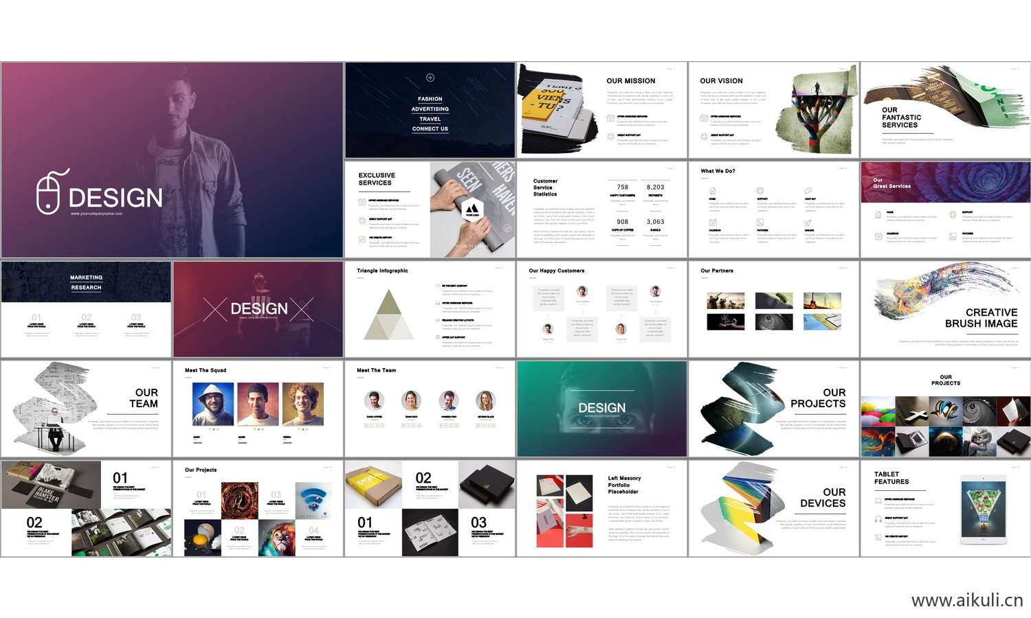 景观城市规划室内P-PPT设计文本方案作品集