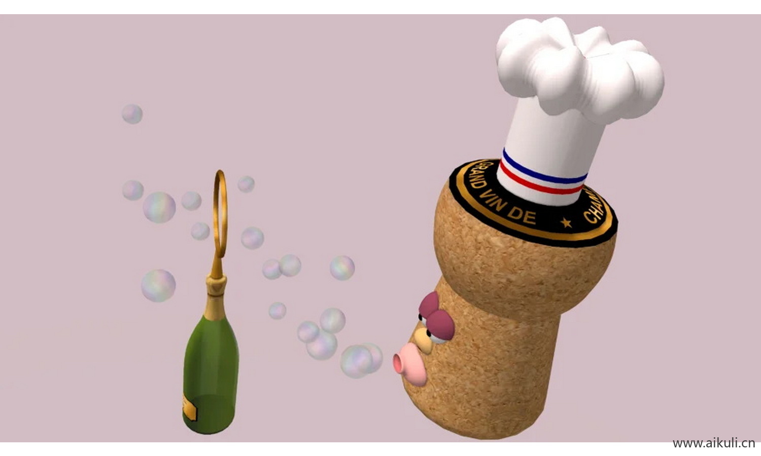 气泡 #香槟 #角色 #软木