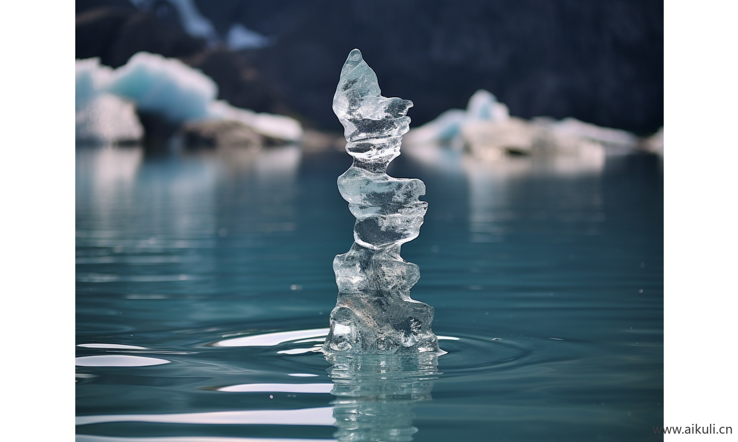 融化冰块自然景观