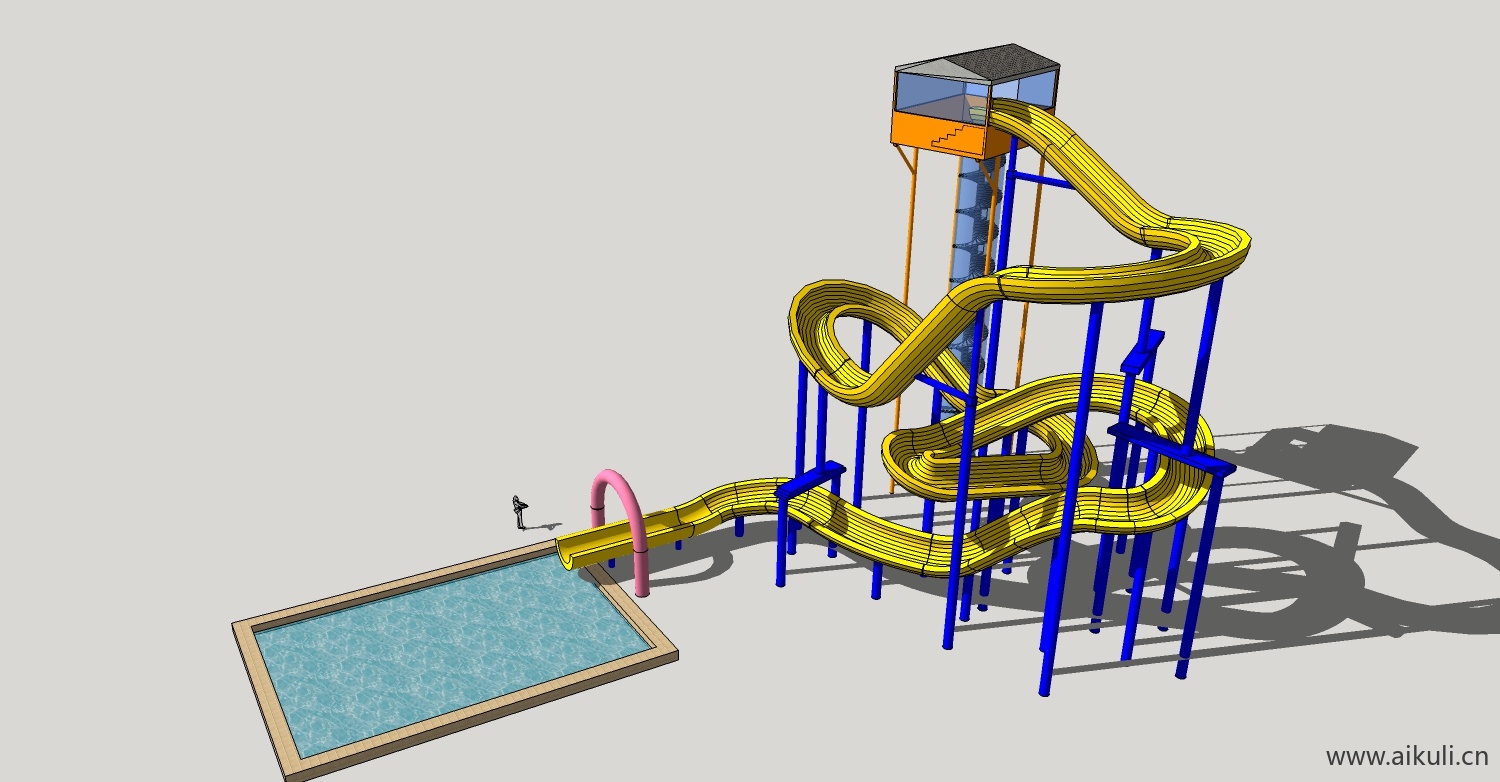 现代游乐设施儿童设施CI-SU免费模型
