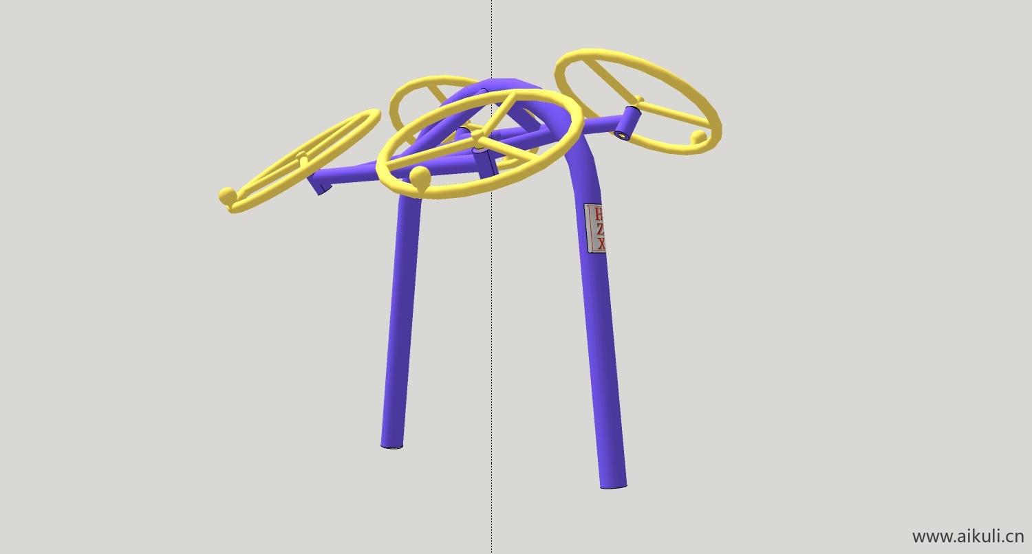 现代户外运动健身器材运动设备BB-SU免费模型