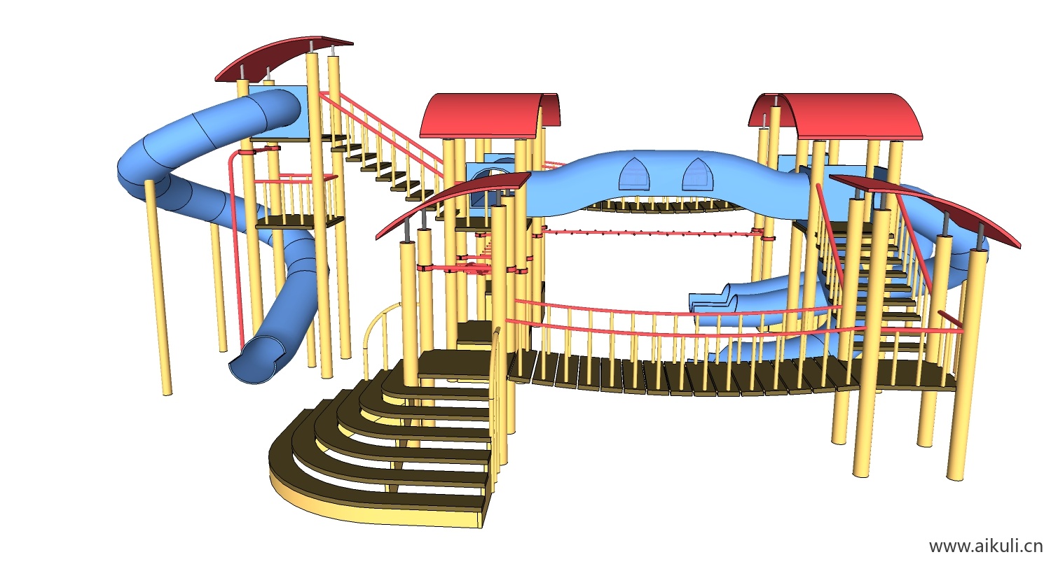 现代游乐设施儿童设施M-SU免费模型