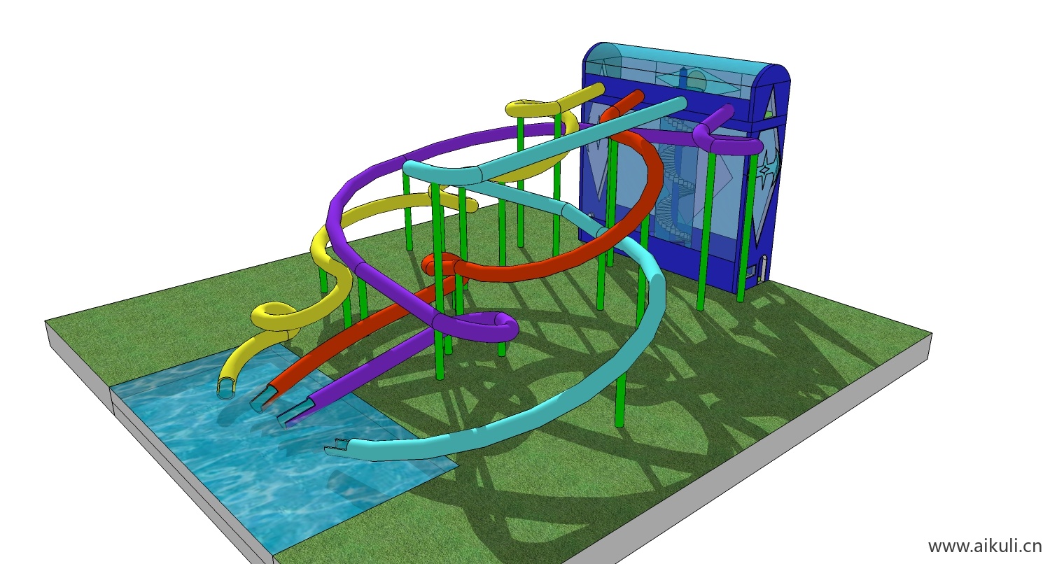 现代游乐设施儿童设施BF-SU免费模型