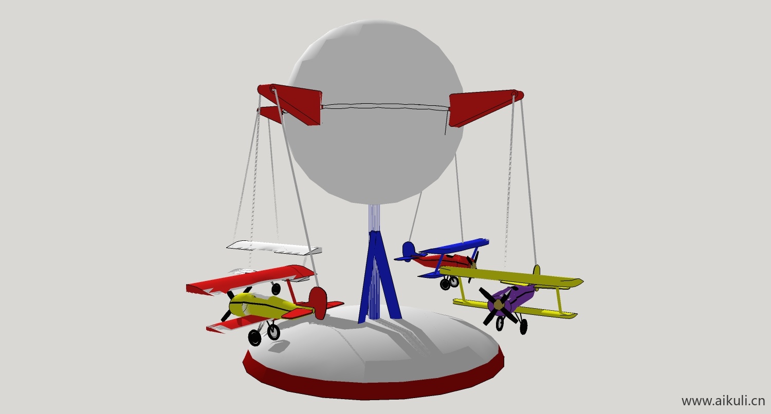 现代游乐设施儿童设施CH-SU免费模型