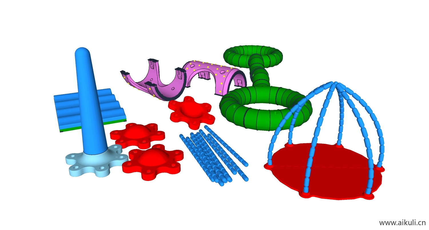 现代游乐设施儿童设施BS-SU免费模型