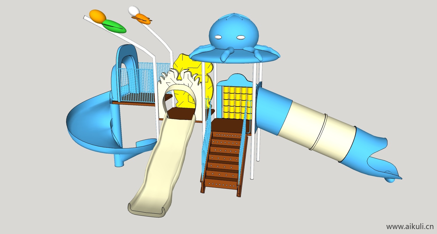 现代游乐设施儿童设施BL-SU免费模型