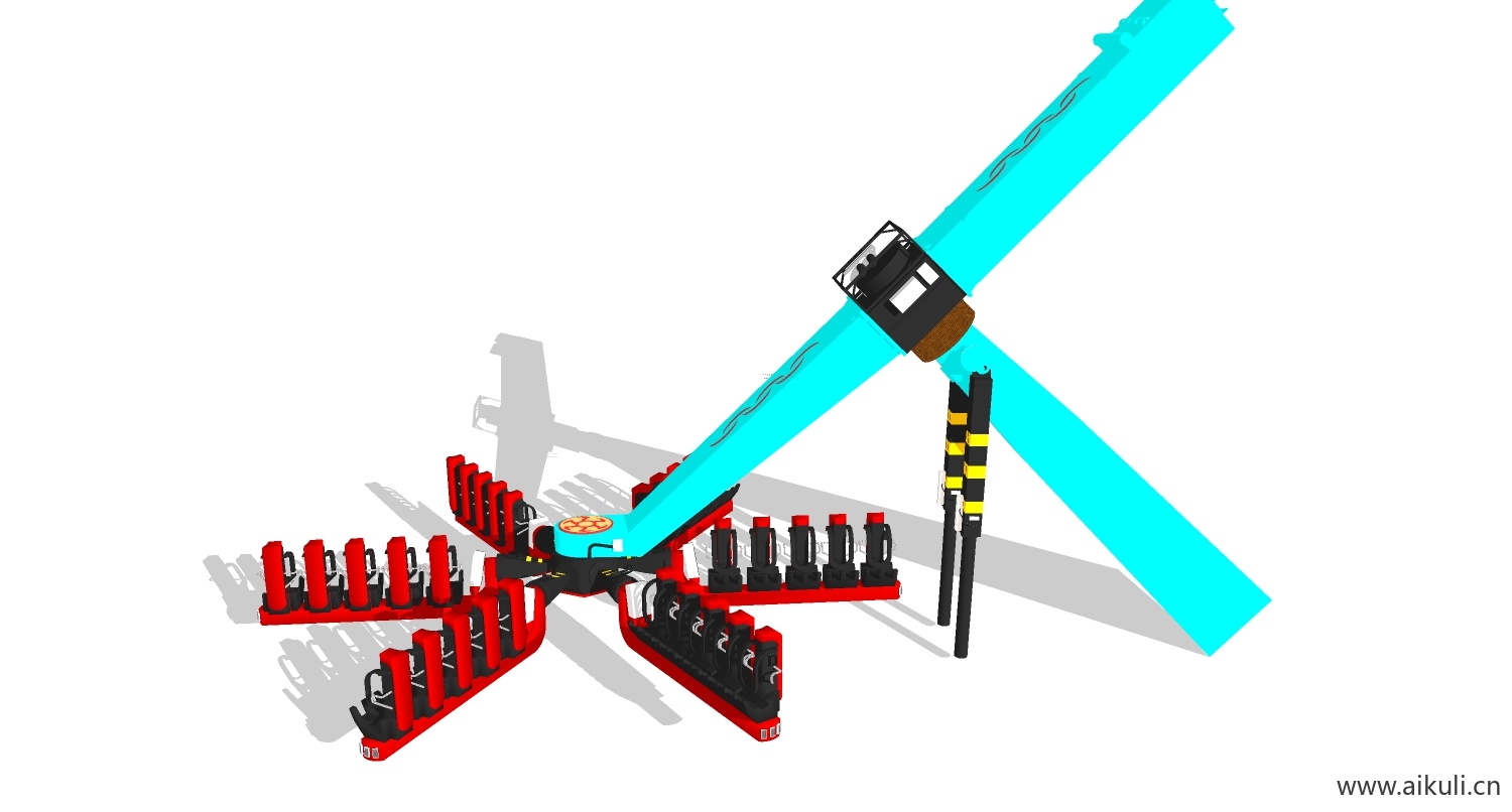 现代游乐设施儿童设施W-SU免费模型