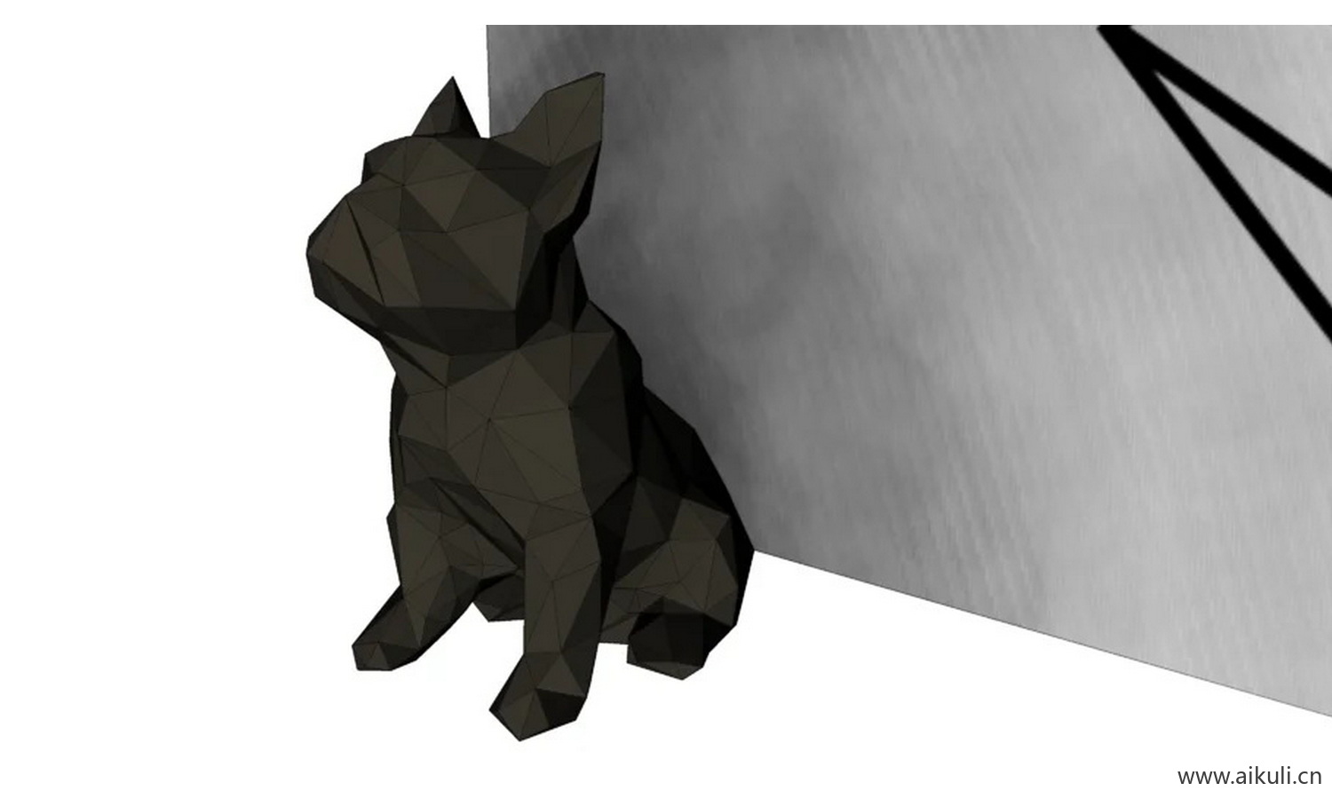 斗牛犬 几何图形