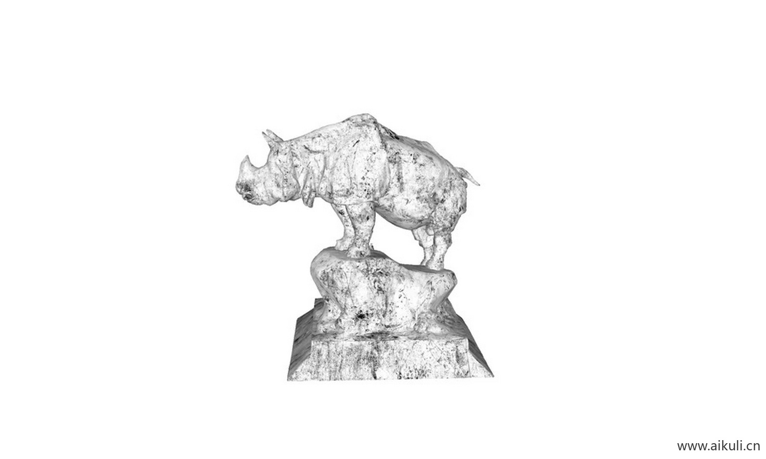 装饰配件#犀牛雕塑
