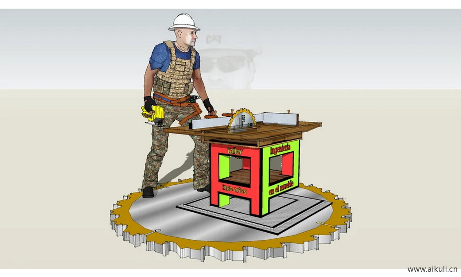 技术艺术工人家具