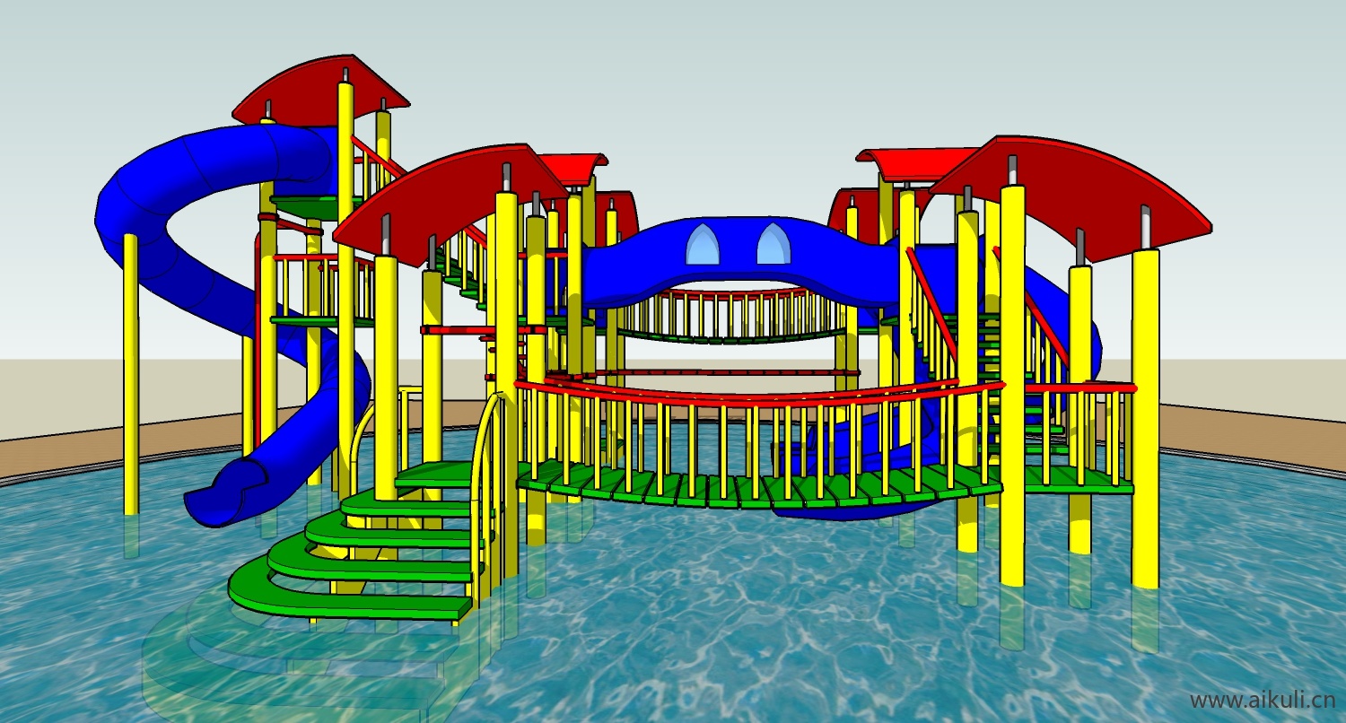 现代游乐设施儿童设施CN-SU免费模型