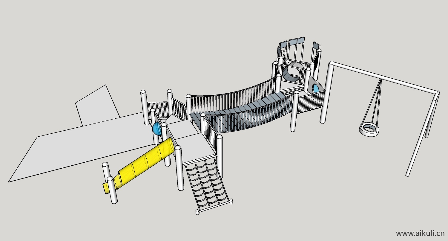 现代游乐设施儿童设施BK-SU免费模型