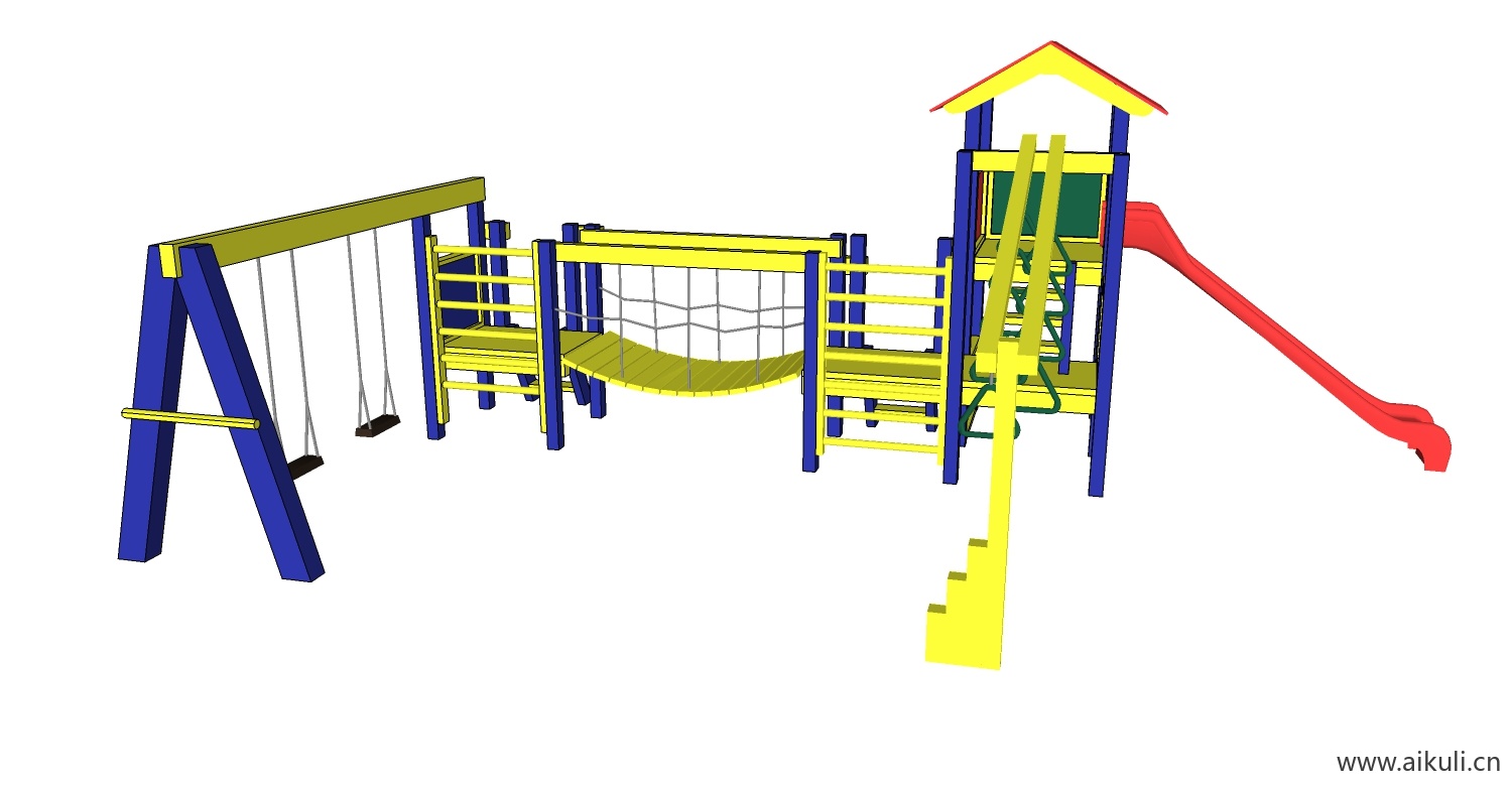 现代游乐设施儿童设施L-SU免费模型