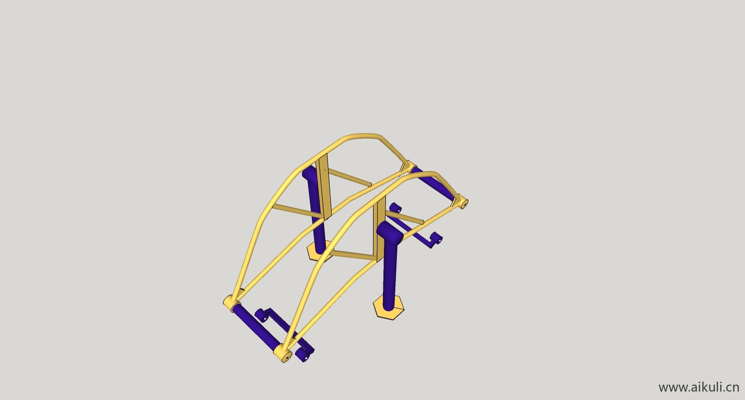 现代户外运动健身器材运动设备BW-SU免费模型