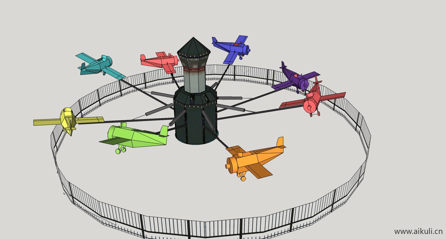 现代游乐设施儿童设施CD-SU免费模型