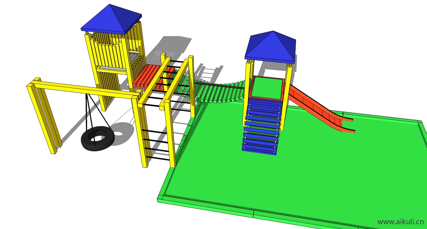 现代游乐设施儿童设施CZ-SU免费模型