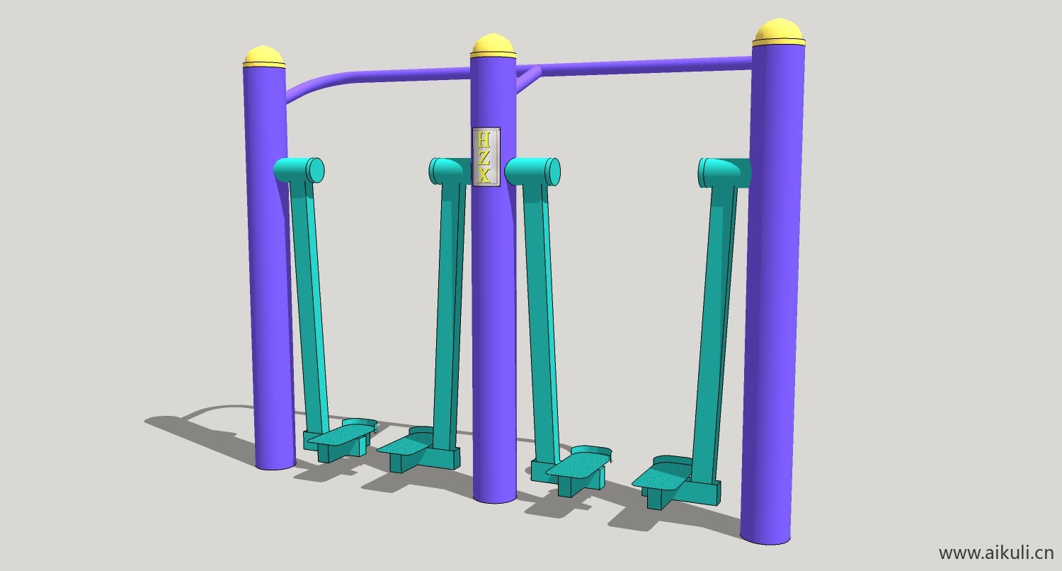 现代户外运动健身器材运动设备BA-SU免费模型