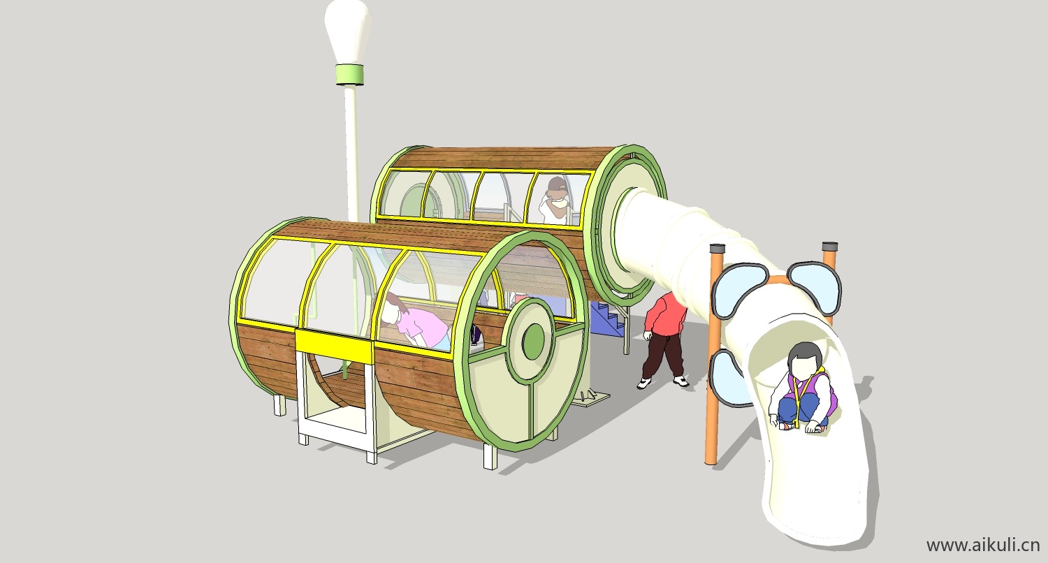 现代游乐设施儿童设施CB-SU免费模型