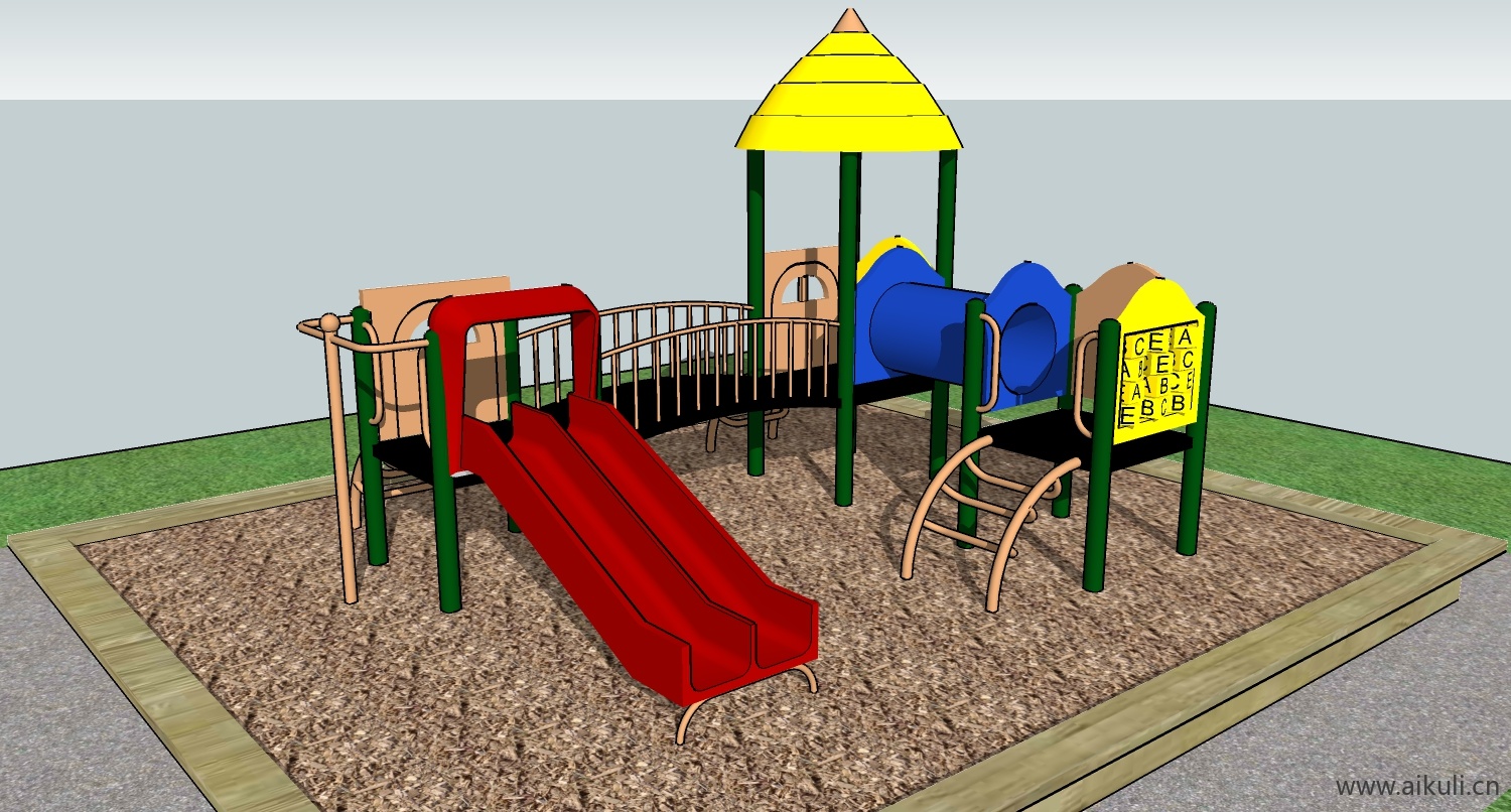 现代游乐设施儿童设施D-SU免费模型