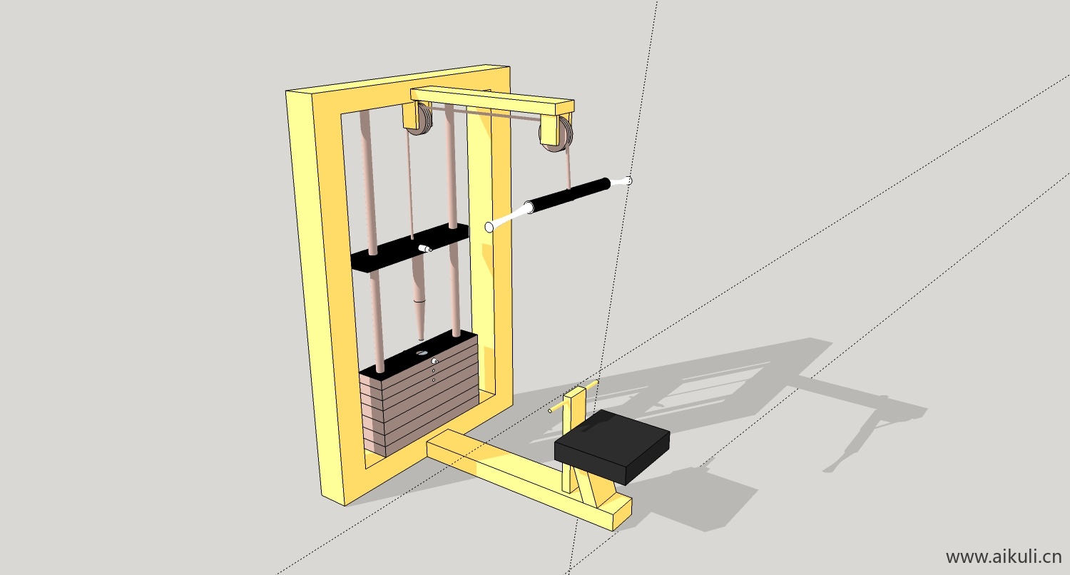 现代户外运动健身器材运动设备BI-SU免费模型