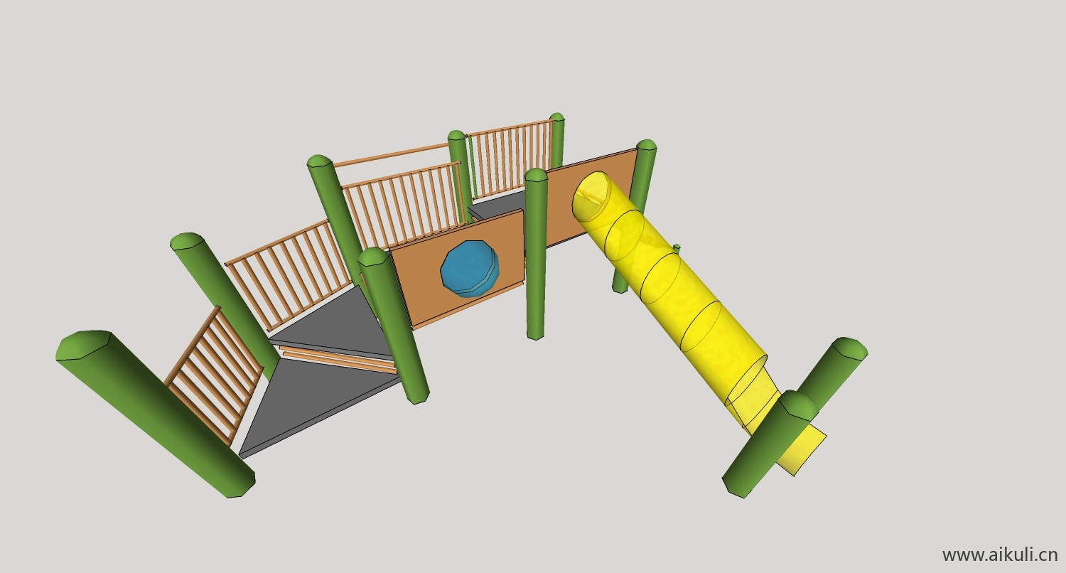 现代游乐设施儿童设施BW-SU免费模型